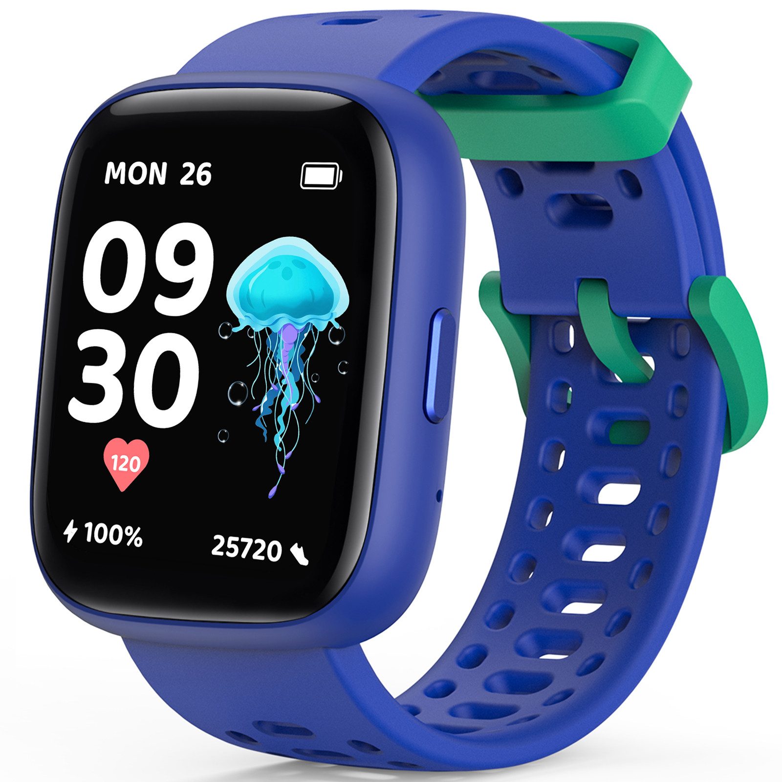 Ralio Smartwatch Kinder als Geschenk für kinder, Kompatibel mit Android/iOS Smartwatch (1.83 Zoll) Kinderuhren mit Apple Wo ist?", Spielen und 80+ Sportmodi, Sportwatch mit Schrittzähler, Wecker, IP68 Wasserdicht, Fitness Tracker mit Herzfrequenz, Kalorien, Schritt, Schlafanalyse