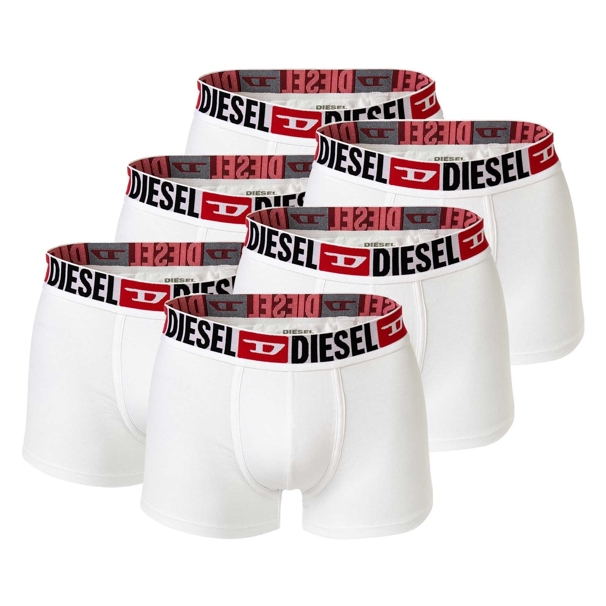 Outlet-Aufmerksamkeit Diesel Boxer Herren Boxershorts 3 UMBX-DAMIENTHREEPACK Weiß - Pack