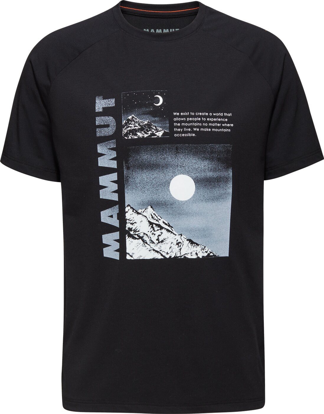 Mammut T-Shirt Mountain T-Shirt Men Day and Night BLACK