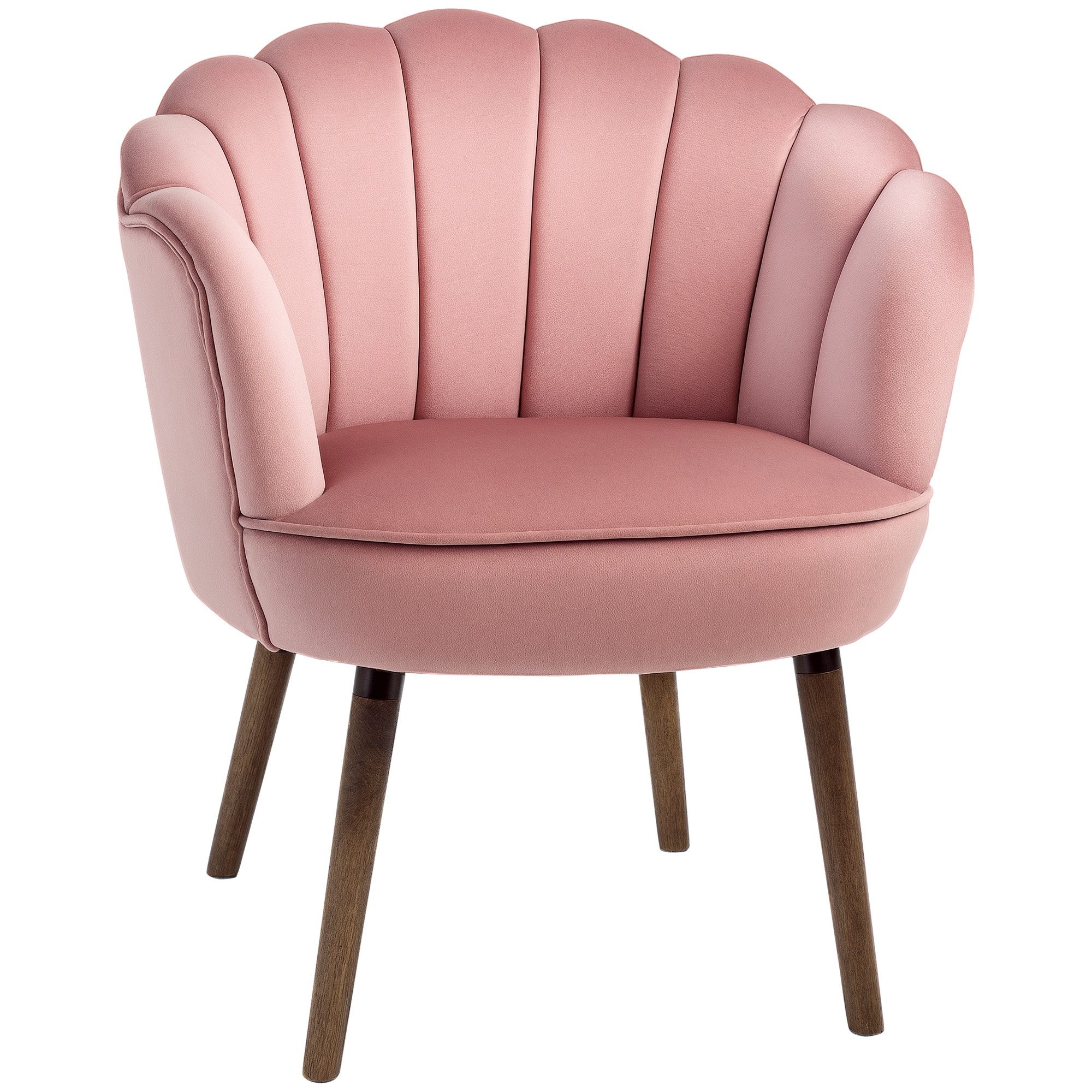 furnicato Кресла Кресла Wohnzimmer Loungesessel Muschelform Relaxsessel Holzb (1-St)