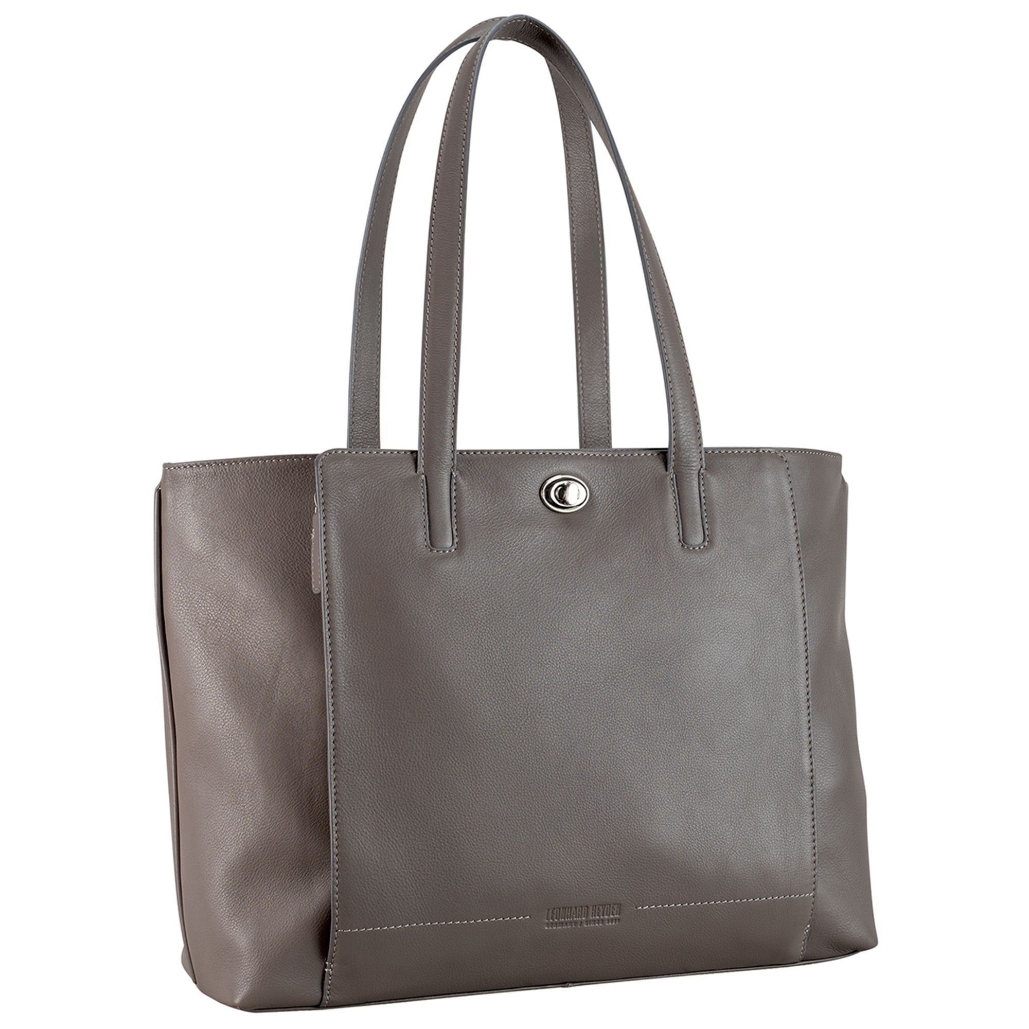 Heyden Shopper Nizza, taupe Leder Leonhard