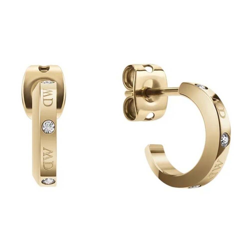 Daniel Wellington Fingerring Nadèasové pozlacené kruhy s krystaly Classic Lumine DW00400350