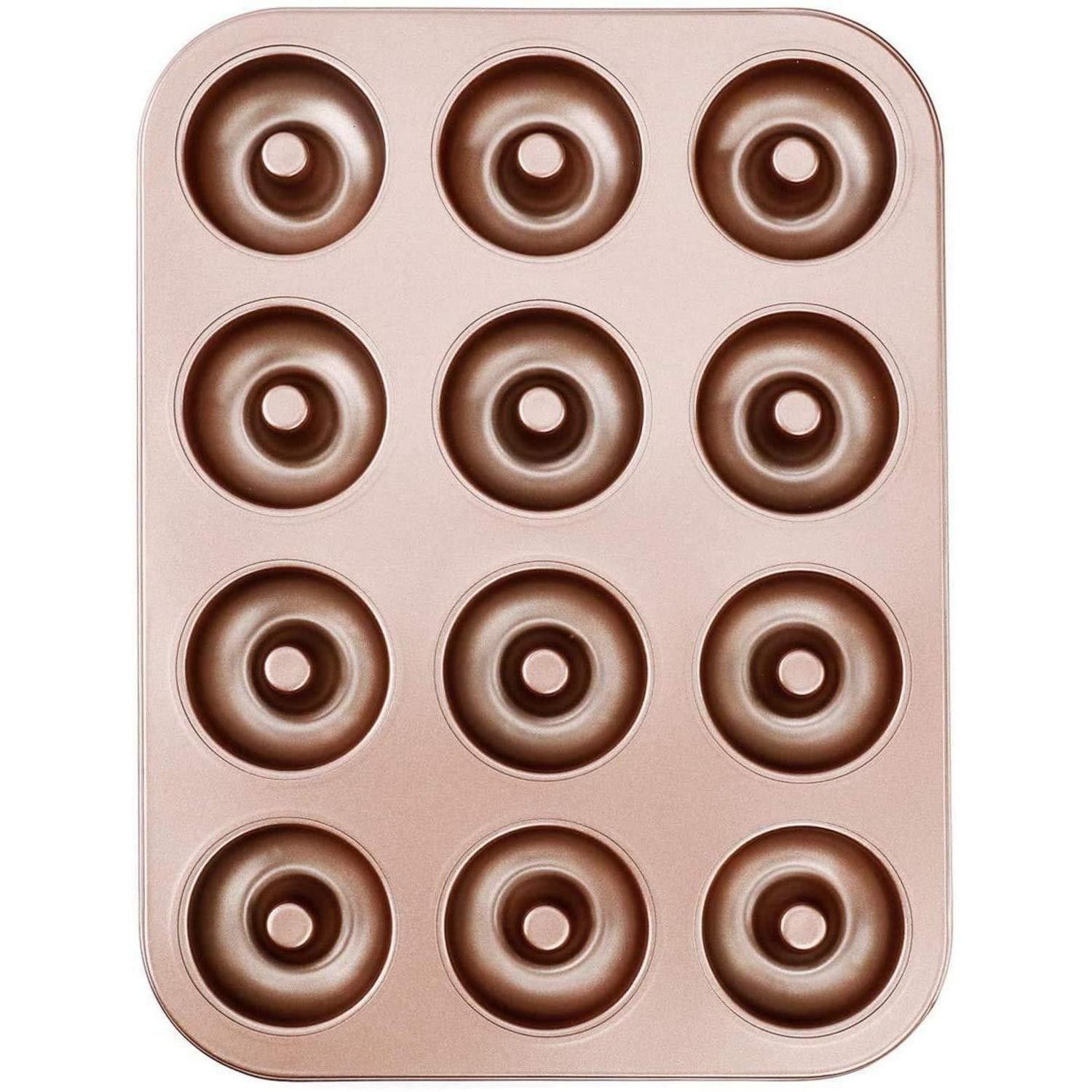 LuxusKollektion Donutform Donut-Formen 12er Antihaft Metall Backblech, (12-tlg)