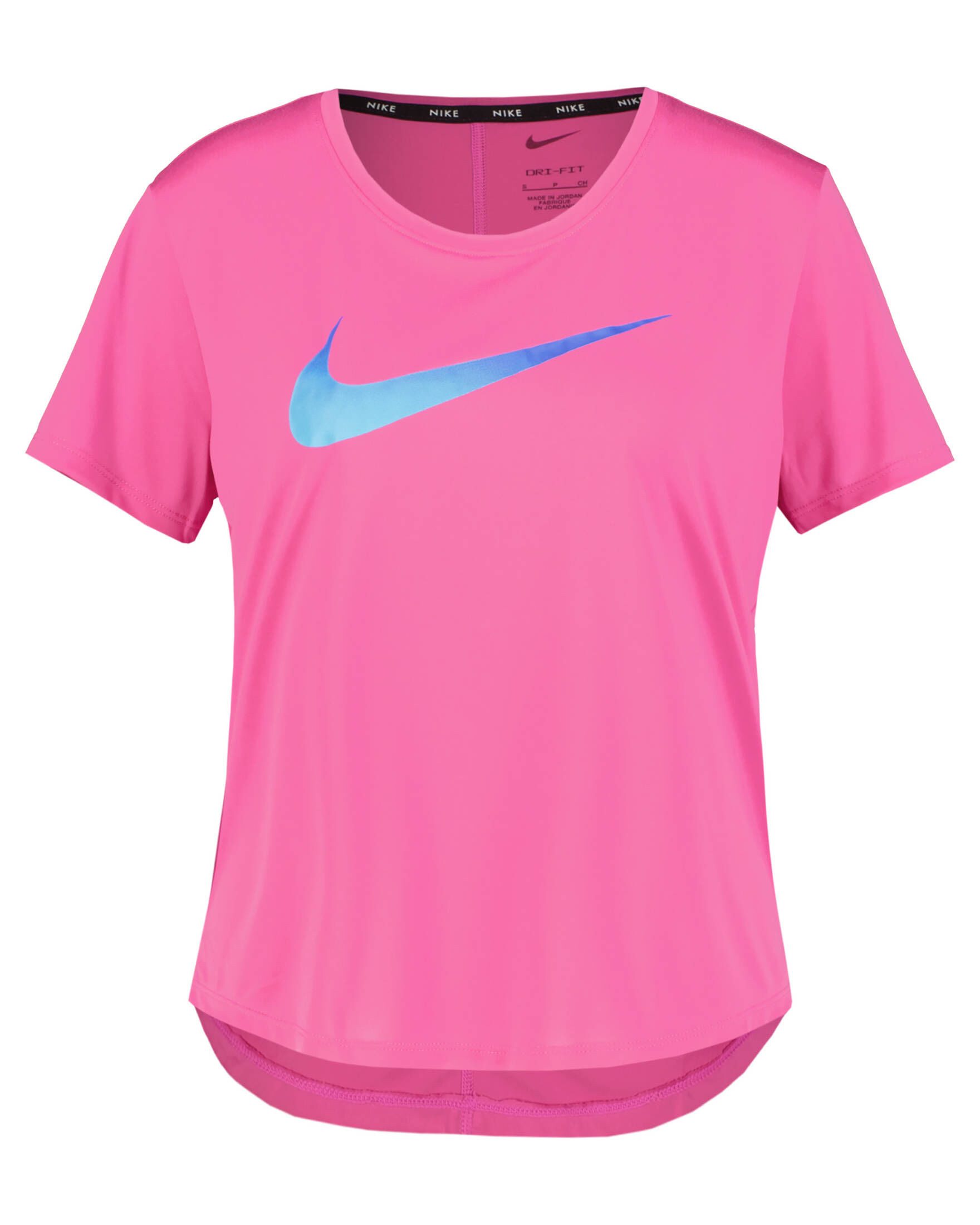 Nike Laufshirt Damen Sportshirt ONE DRI-FIT SWOOSH SS (1-tlg)