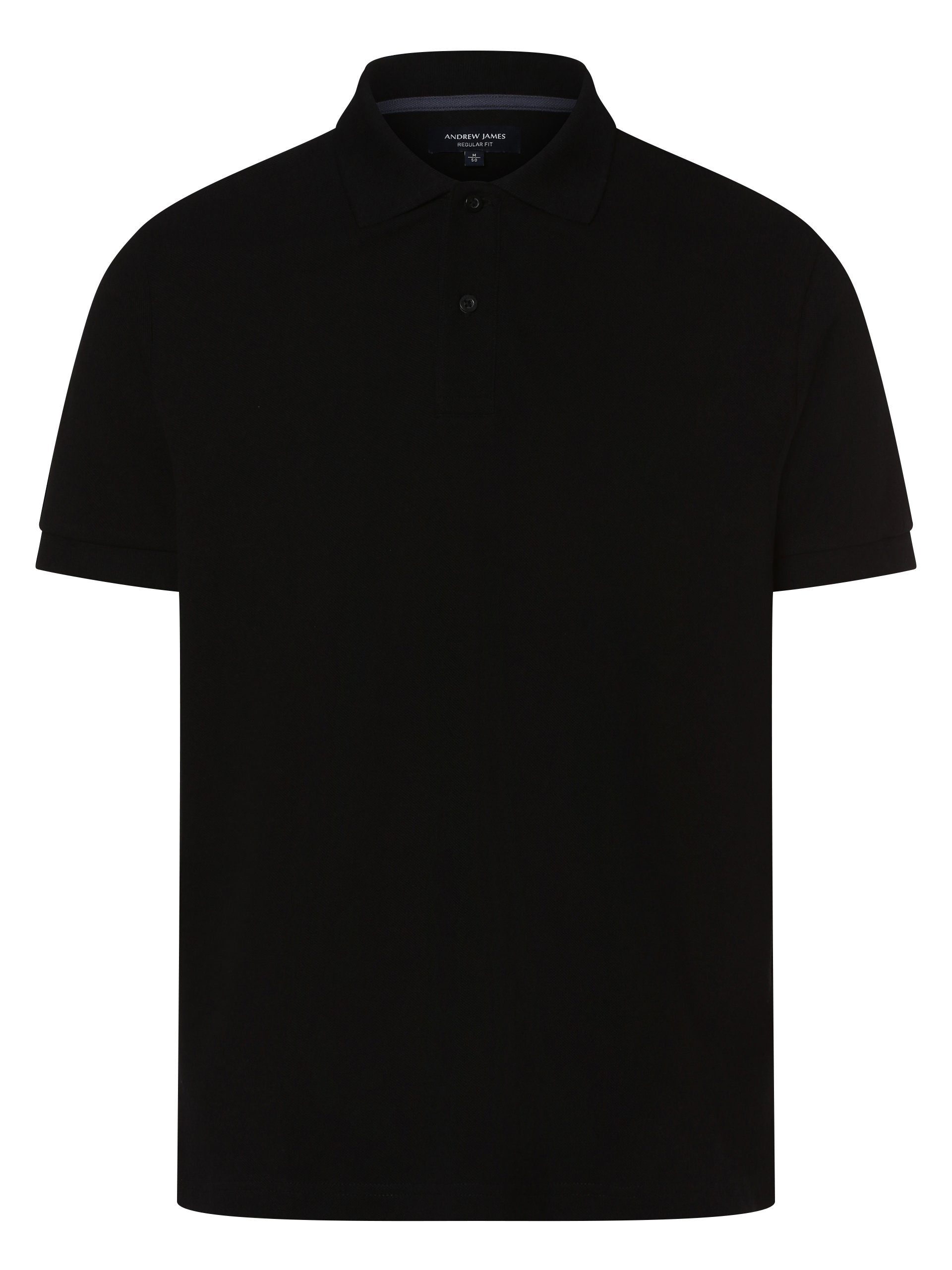 Andrew Poloshirt schwarz James