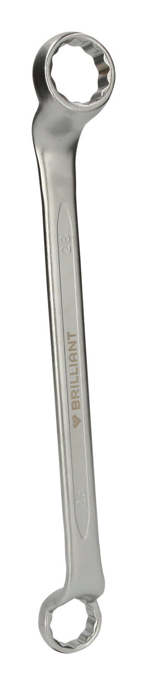 Thumbnail - Brilliant Tools Ringschlüssel, Doppel, gekröpft, 25 x 28 mm