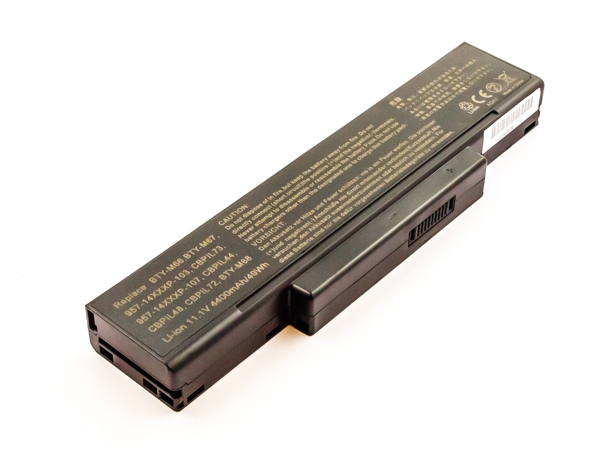 Akku kompatibel mit Clevo M660NBAT-6 Akku