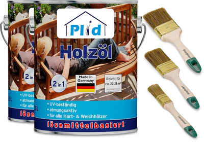 plid Holzöl Premium Holzöl Pflegeöl Holzschutz Imprägnieröl Pinsel