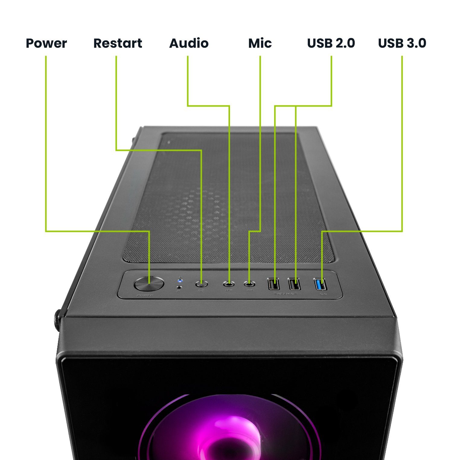 GHz RTX4060 Windows Ryzen 5700X 16 (AMD WLAN) 7 Gaming-PC 11, Megaport GB 5700X, Luftkühlung, GB 8x3,40 1000 SSD, GeForce RAM, 8GB,