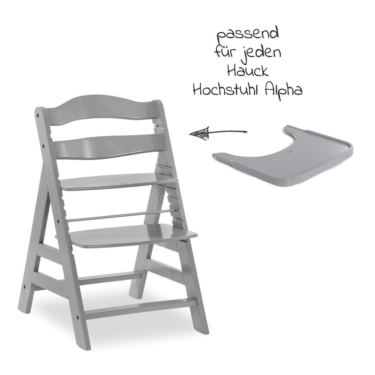 Hauck Hochstuhltablett Alpha Wooden Tray - günstig online kaufen