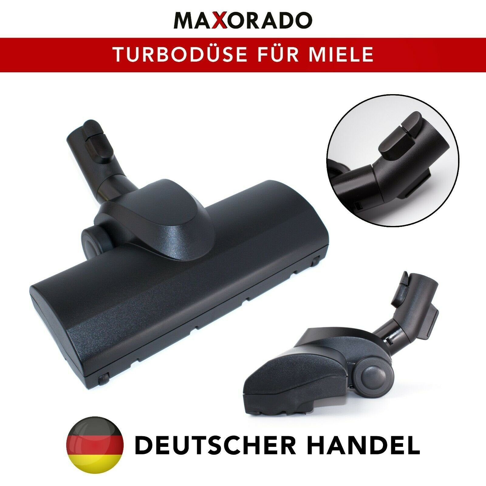 Maxorado Turbodüse Turbodüse für Miele Staubsauger S8 STB305-3 Düse Zubehör Turbobürste, (1-tlg), Bodendüse Ersatzteile Staubsaugerbürste Fuß