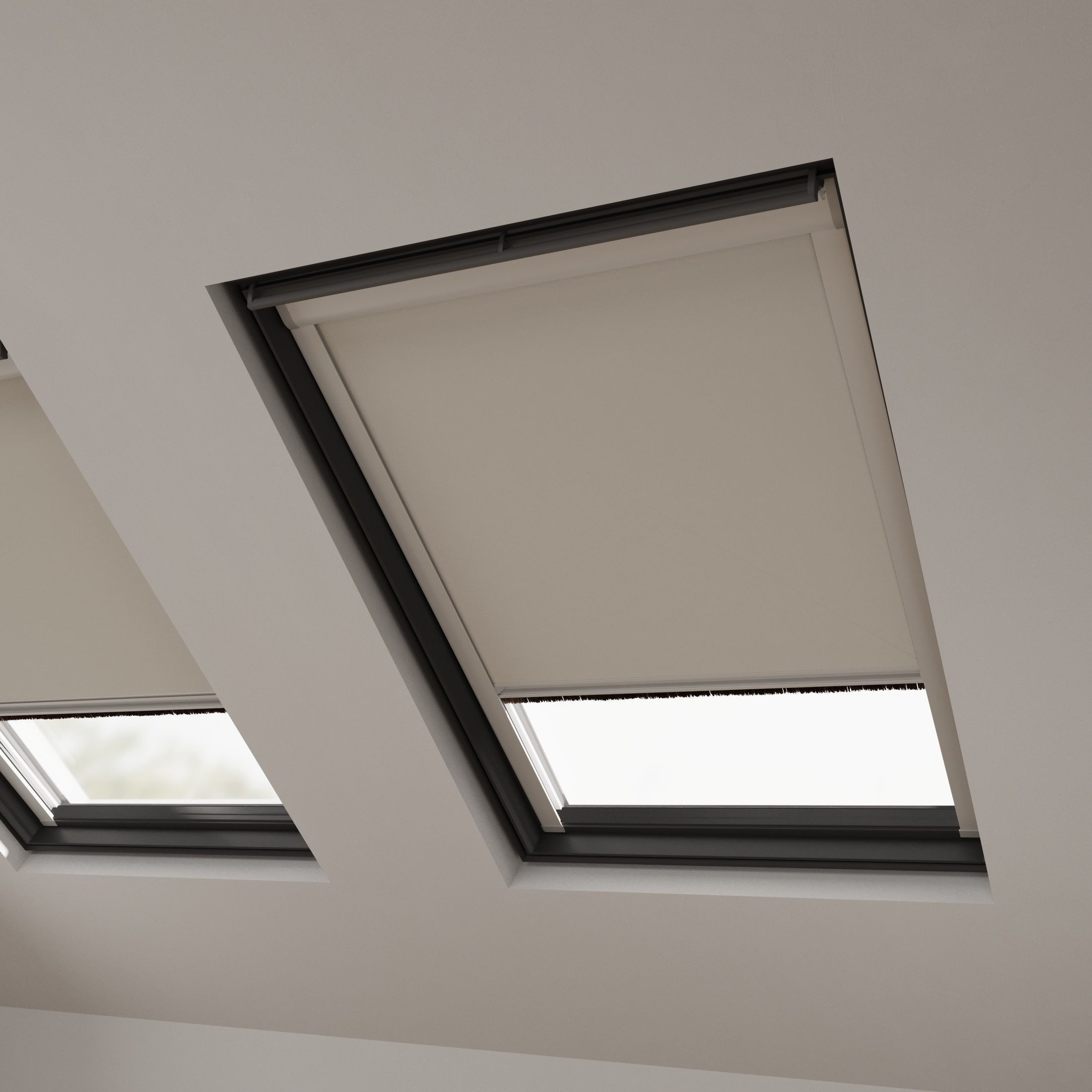 Dachfensterrollo Verdunklungsrollo Taupe - Verdunklung - Kompatibel mit VELUX CK01, Cocoon Home, verdunkelnd, Thermobeschichtet, Einfache Montage, 100% Verdunkelnd, Stufenlos
