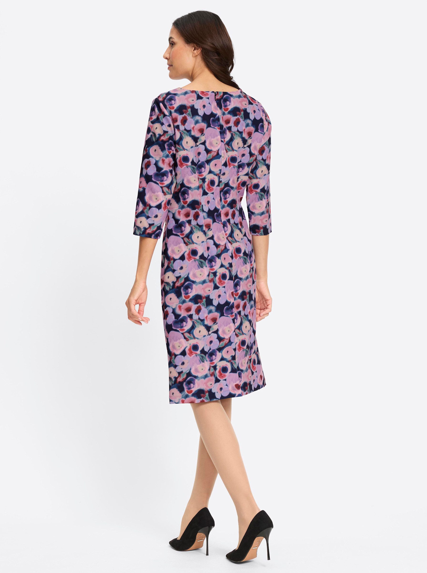 Witt Etuikleid Druck-Kleid 3/4-Arm