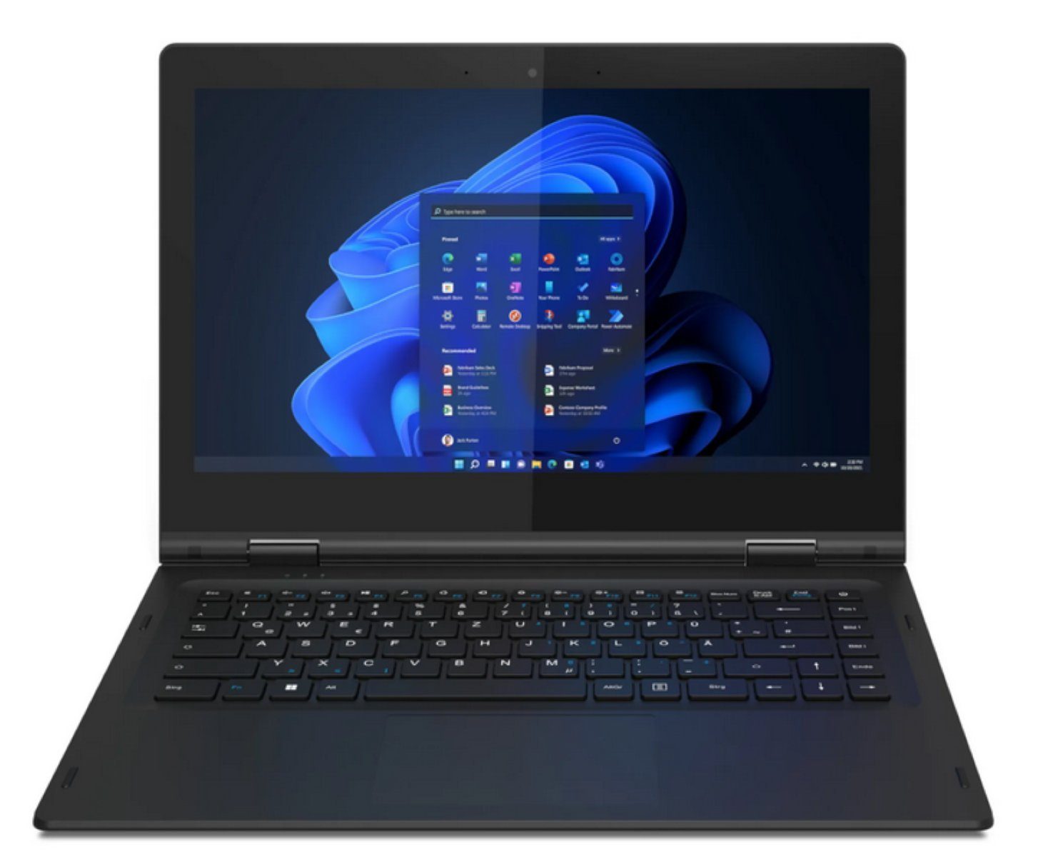 GEO GeoFlex 140 Notebook (Intel Celeron, UHD-Grafik 600, 128 GB HDD)