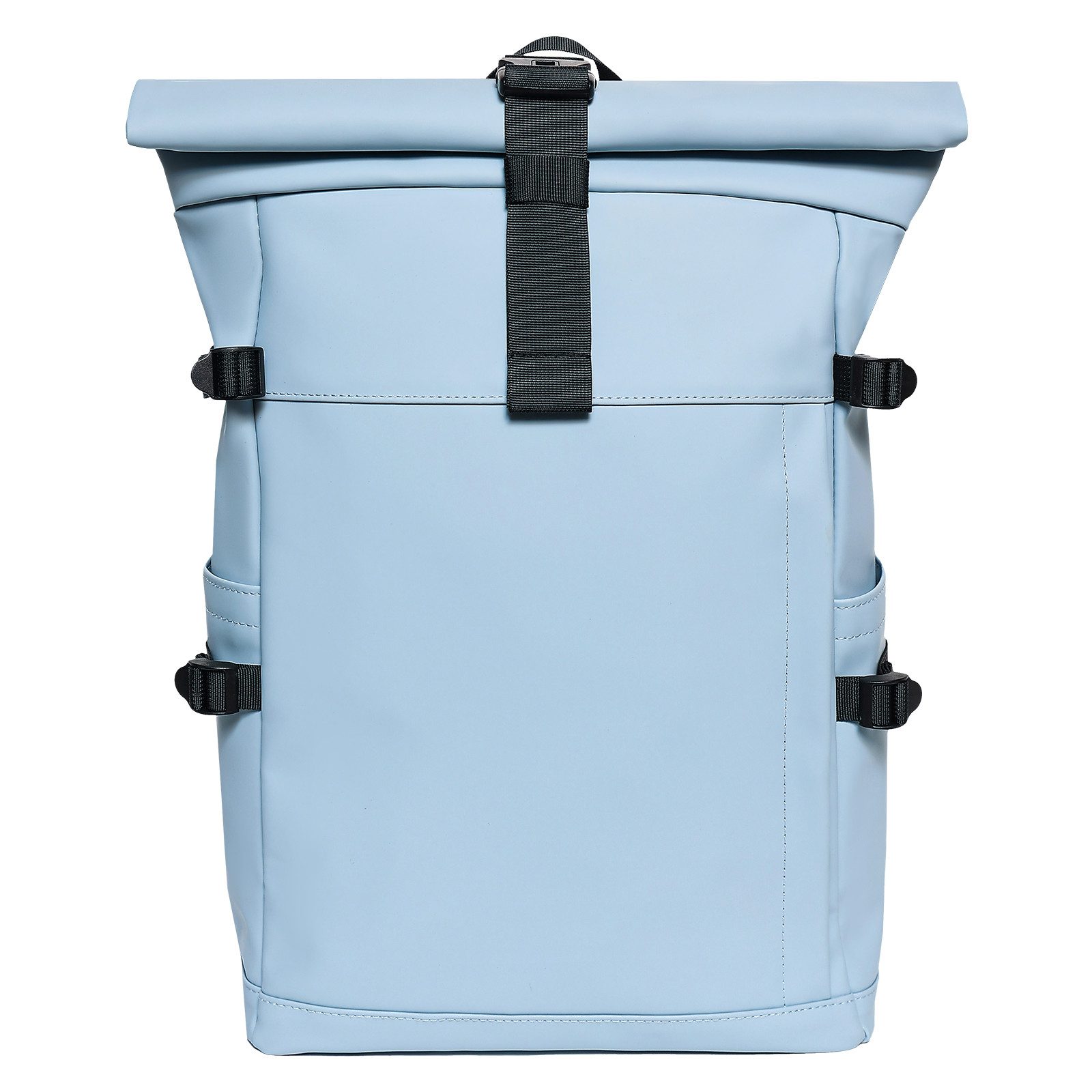 EAAKIE Rucksack RollTop Rucksack Freizeitrucksack Herren Damen Wasserabweisend, spritzwassergeschütztes Polyester und wasserabweisende Reißverschlüsse