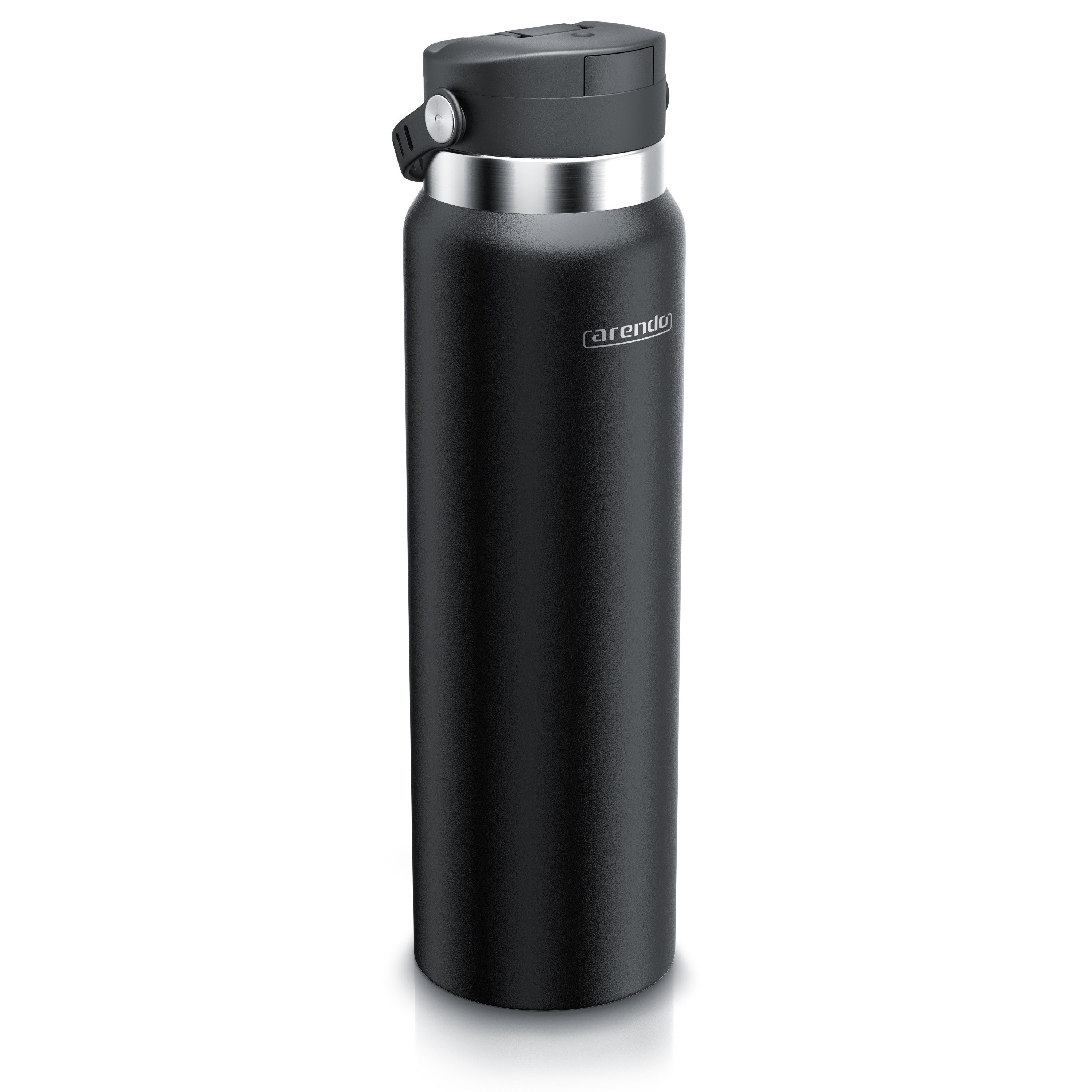 Thermoflasche auslaufsichere Isolierflasche 1L, Edelstahl Trinkflasche für Unterwegs