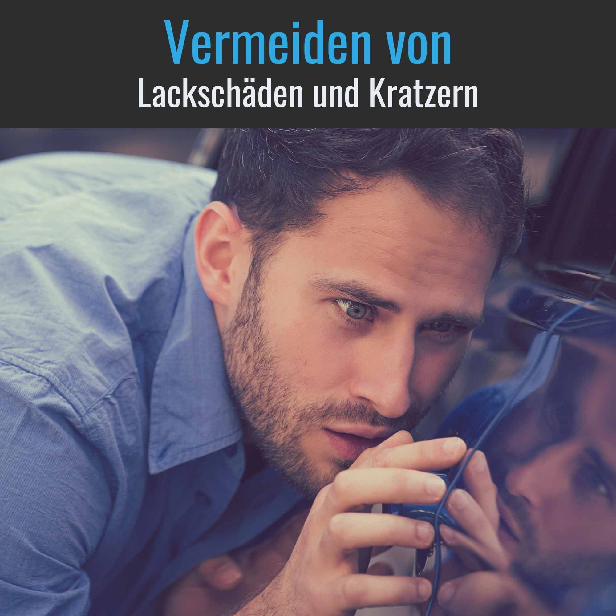 Parkwächter Garagen-Wandschutz Auto-Türkantenschutz, 4 Stück Premium Schutz für Autotüren und Garagen