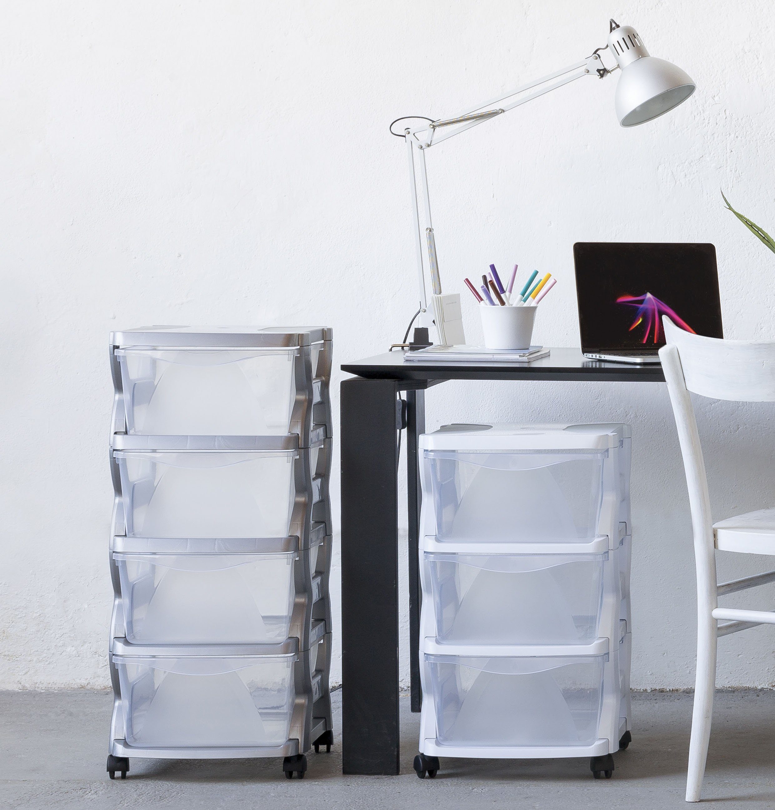 Bischof Bama Rollwagen Insieme, mit 4 Aufbewahrungsboxen