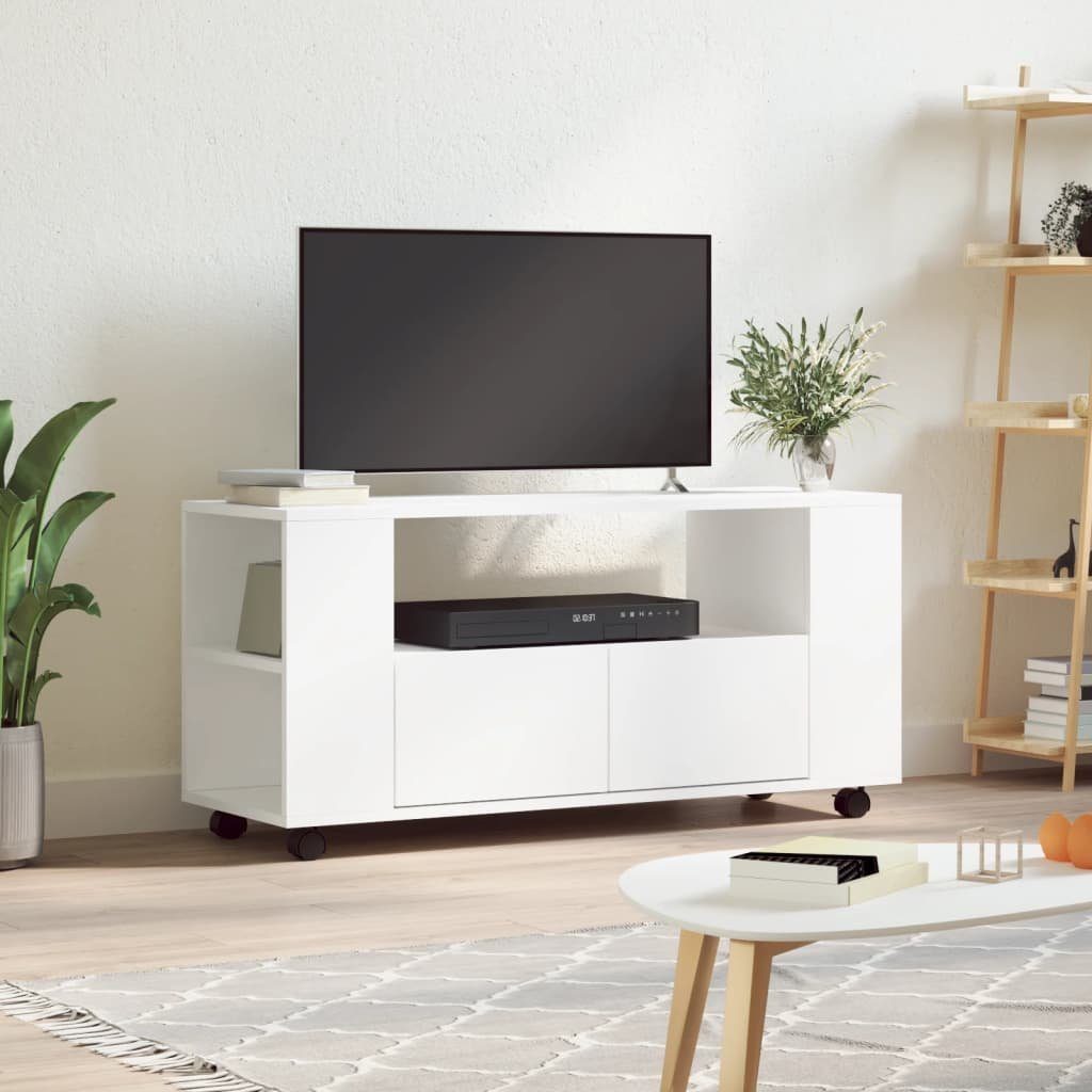 vidaXL TV-Schrank TV-Schrank Weiß 102x34,5x43 cm Holzwerkstoff (1-St)