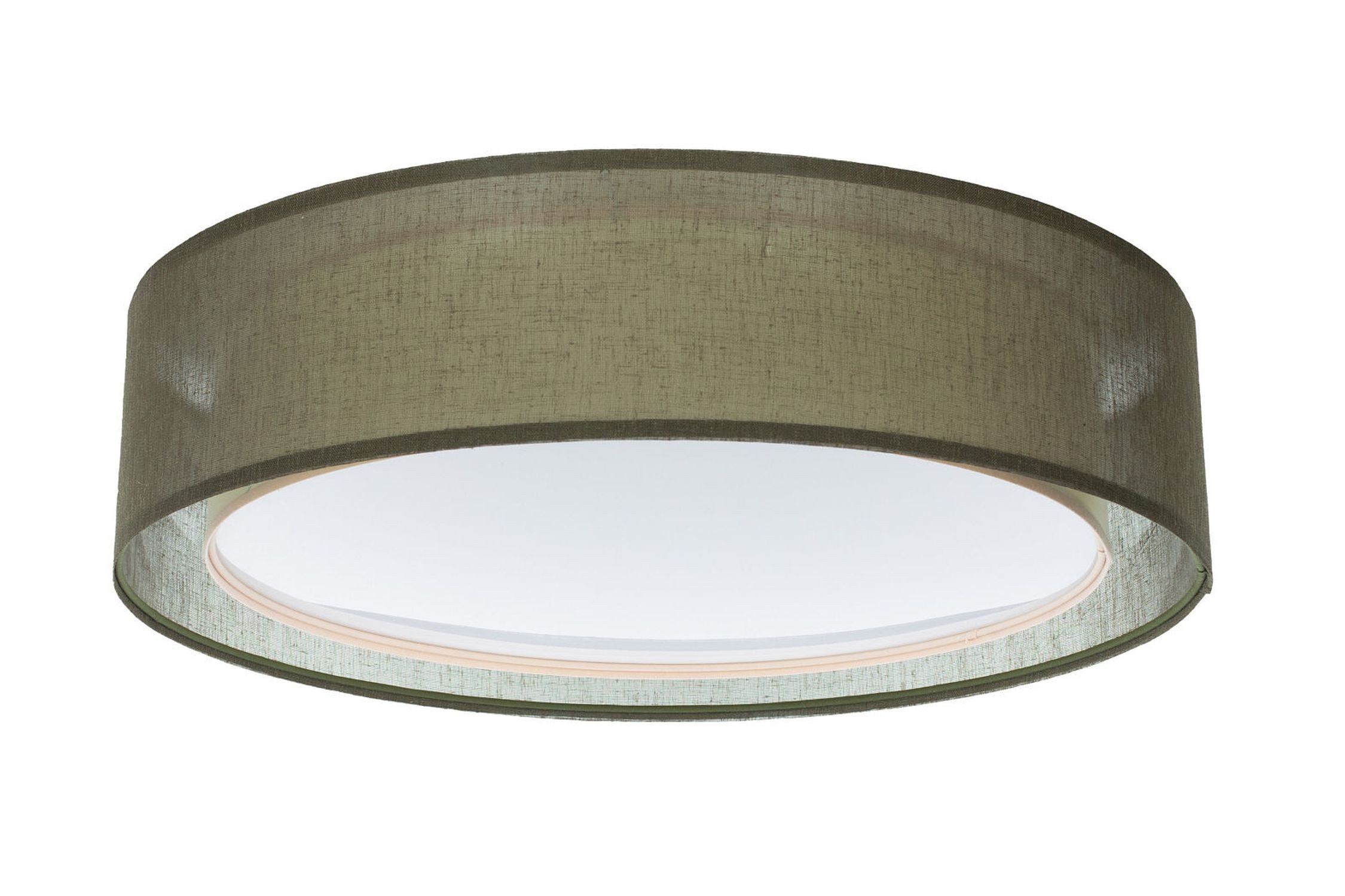Licht-Erlebnisse Deckenleuchte ADORO, ohne Leuchtmittel, E27 D: 50 cm Grün 2-flammig rund Modern
