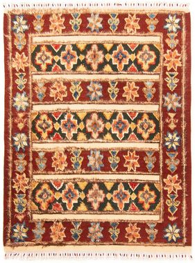 Wollteppich Berber - 211 x 158 cm - mehrfarbig, morgenland, rechteckig, Höhe: 20 mm, Wohnzimmer, Handgeknüpft, Einzelstück mit Zertifikat