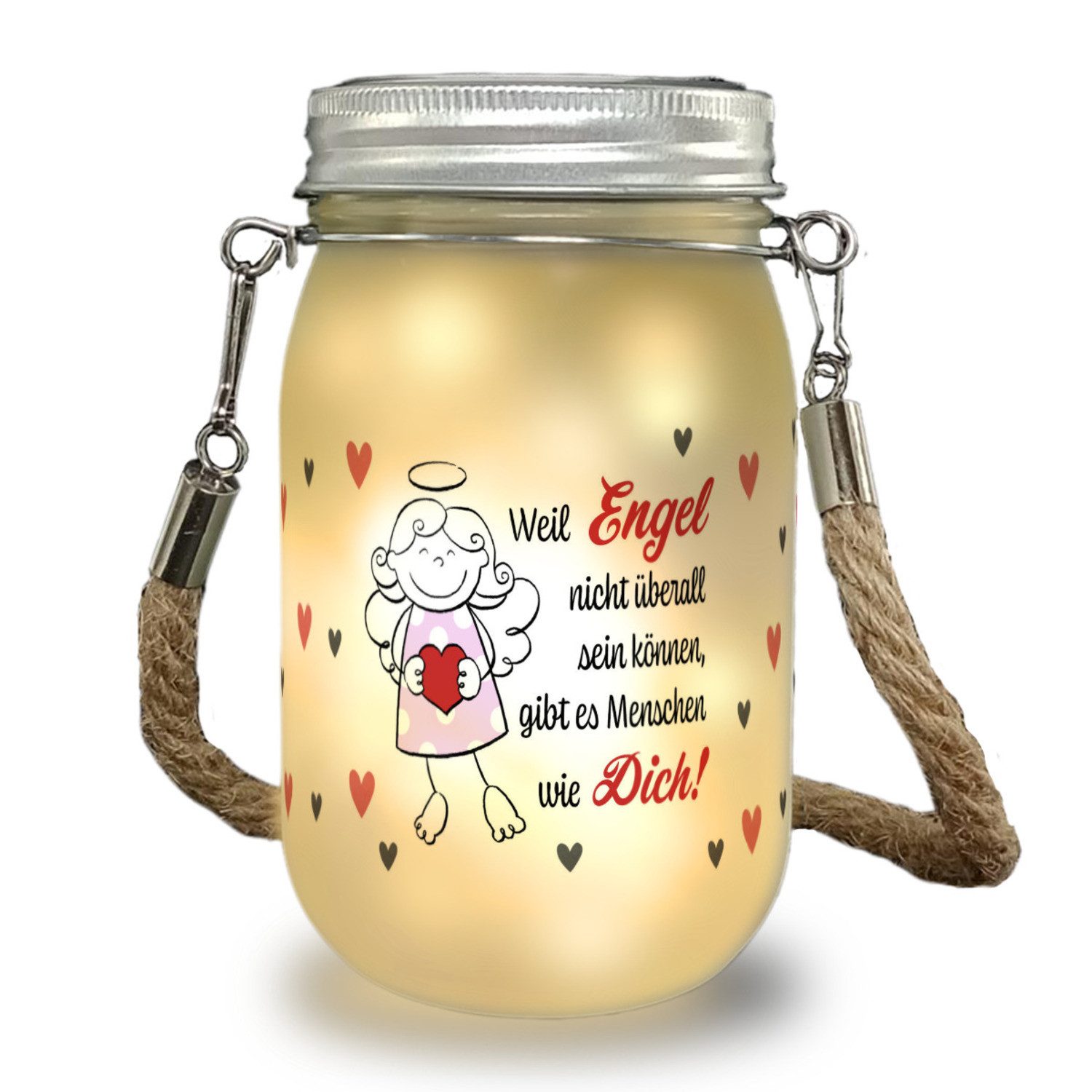 speecheese Dekolicht Engel Solarlicht mit Spruch günstig online kaufen