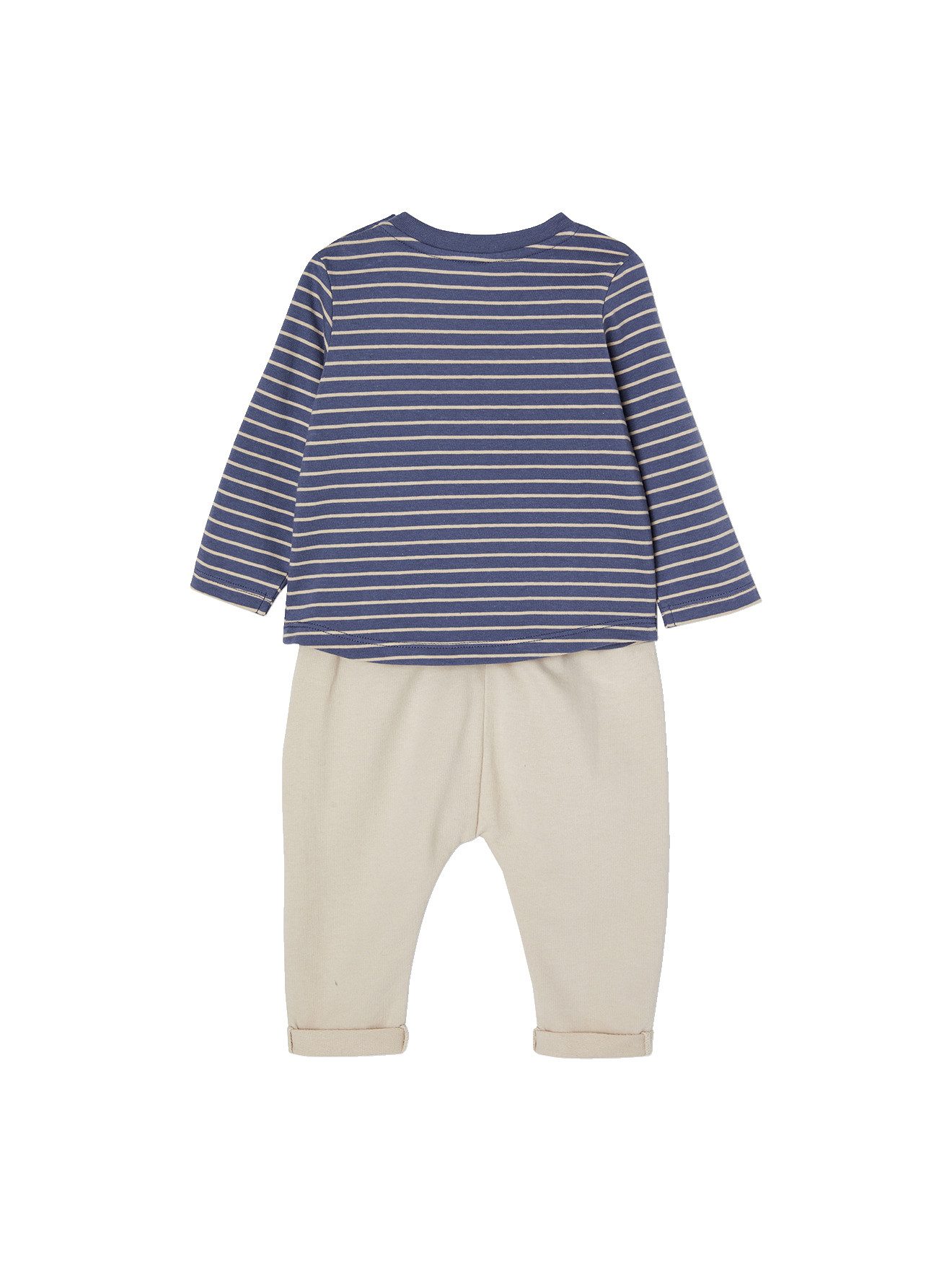 vertbaudet Sweatshirt Baby-Set: Shirt & Sweathose