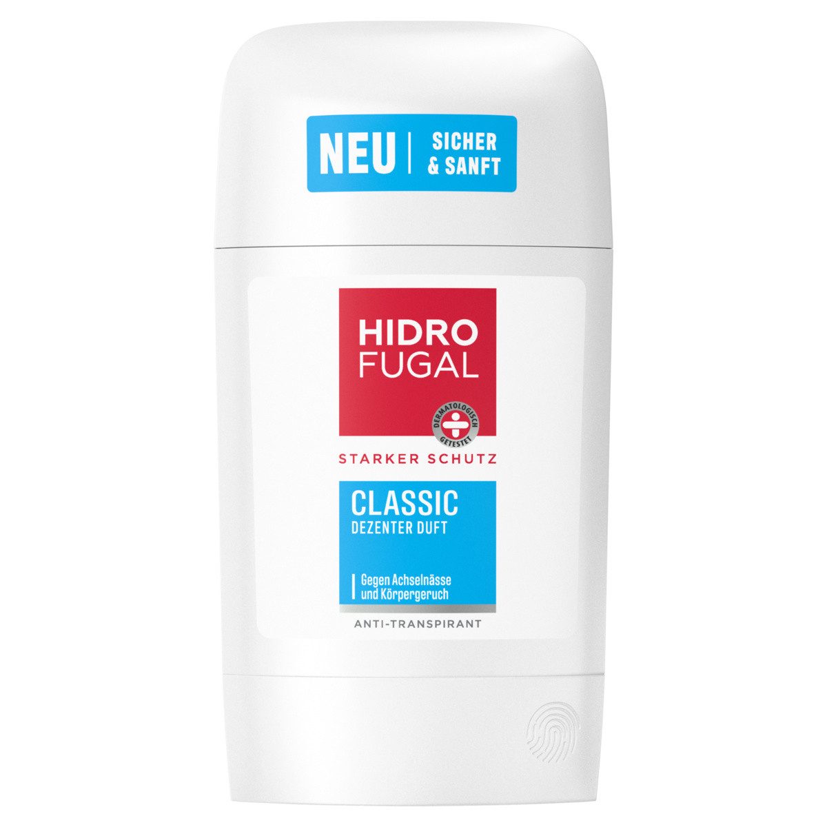 Hidrofugal Deo-Stift Deo Classic Stick 3 x 50ml Sanft zur Haut, 3-tlg.