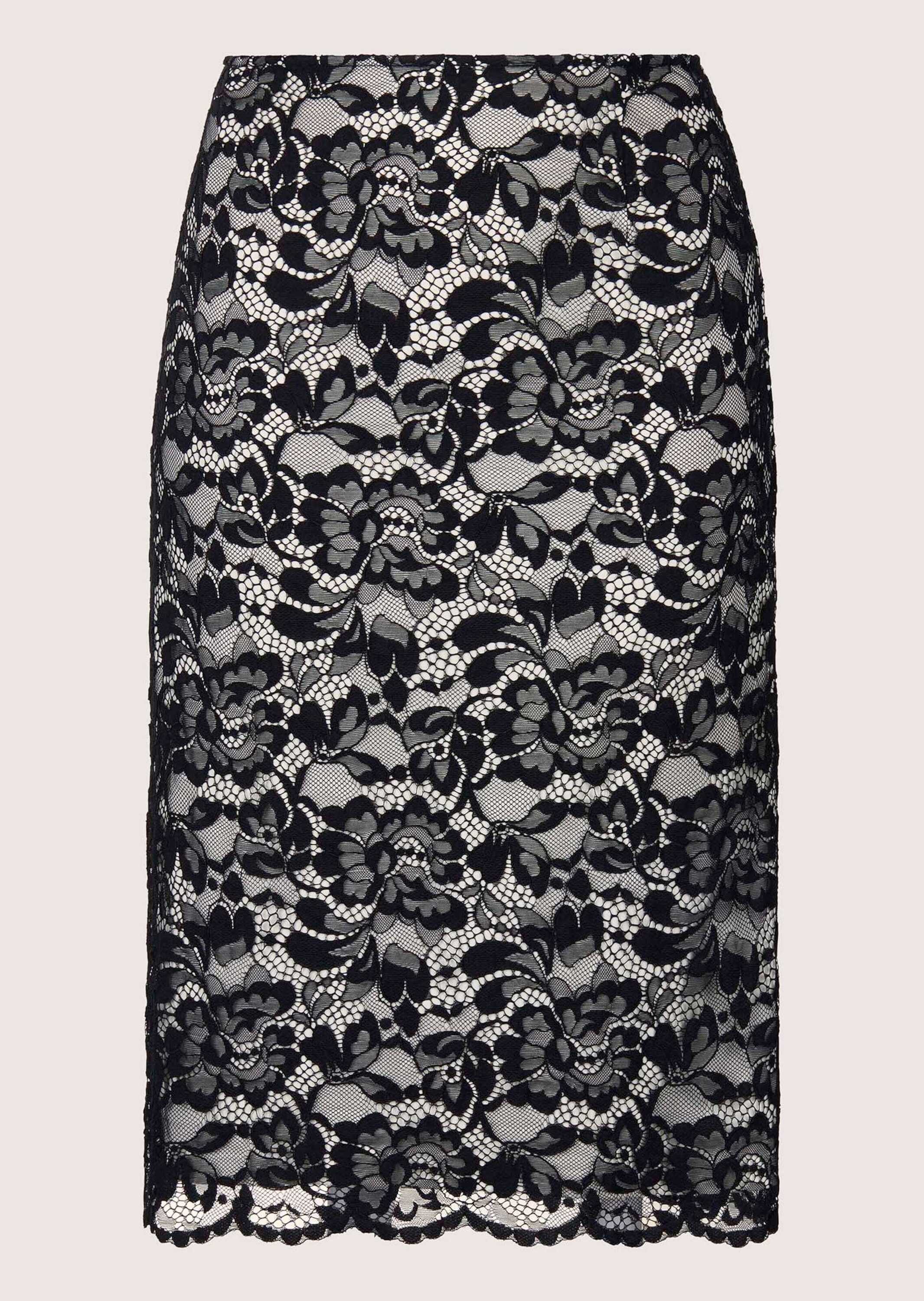 MADELEINE Midirock Spitzenrock