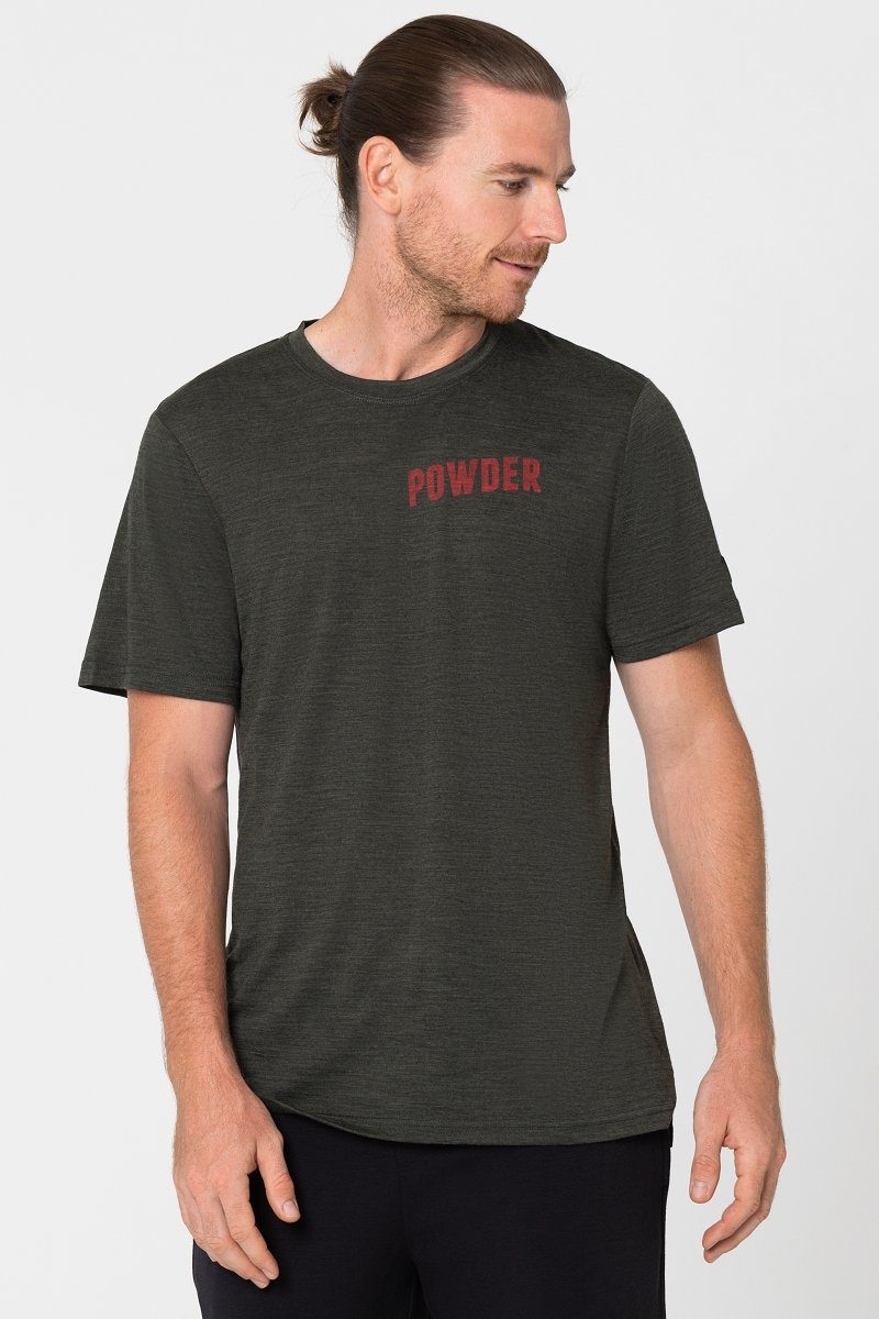 Print-Shirt Merino T-Shirt M POWDER DAYS TEE