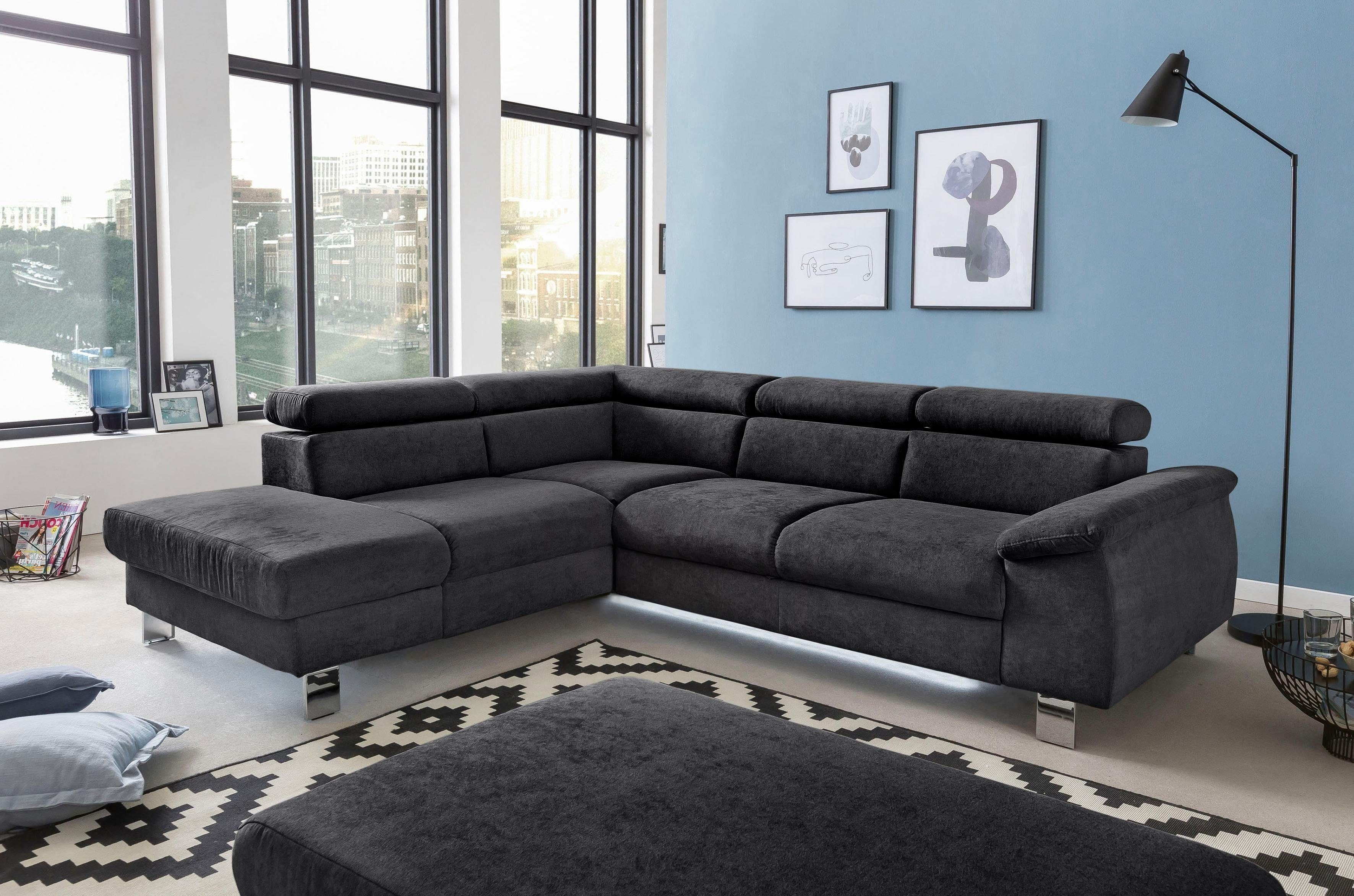 COTTA Polstergarnitur Komaris L-Form, (Set), Set bestehend aus: Ecksofa mit günstig online kaufen