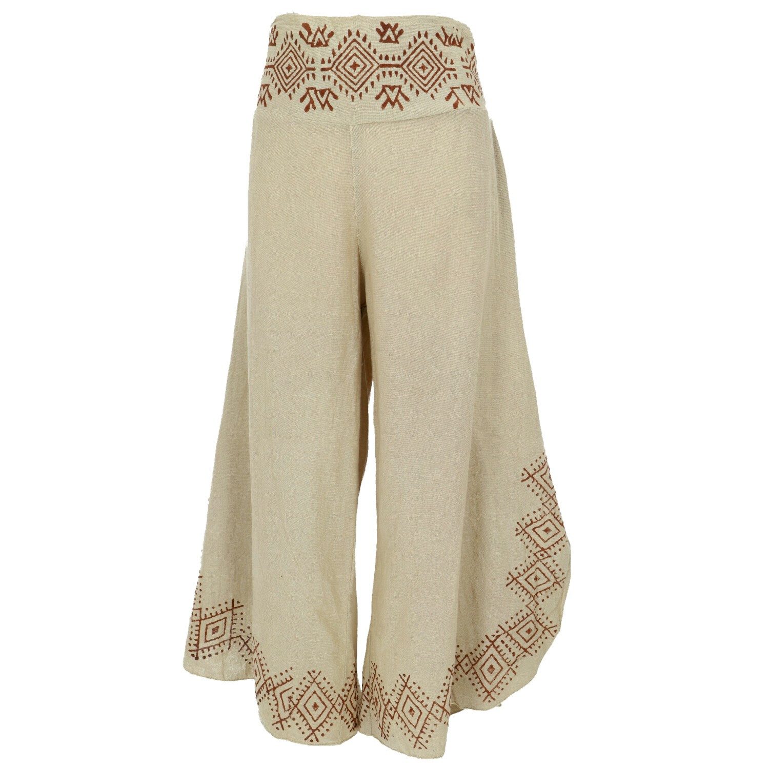 Guru-Shop Relaxhose Bequeme Sommerhose in natürlichem günstig online kaufen