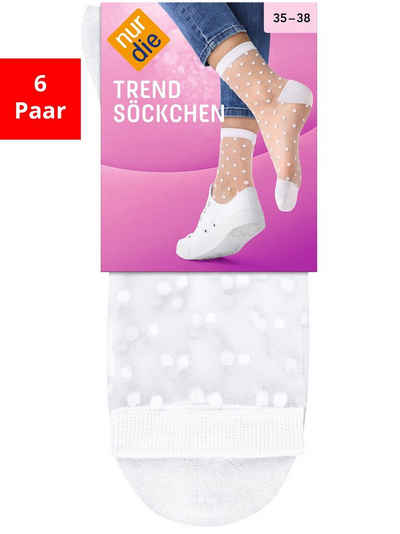 Nur Die Freizeitsocken Trendsöckchen (6-Paar)