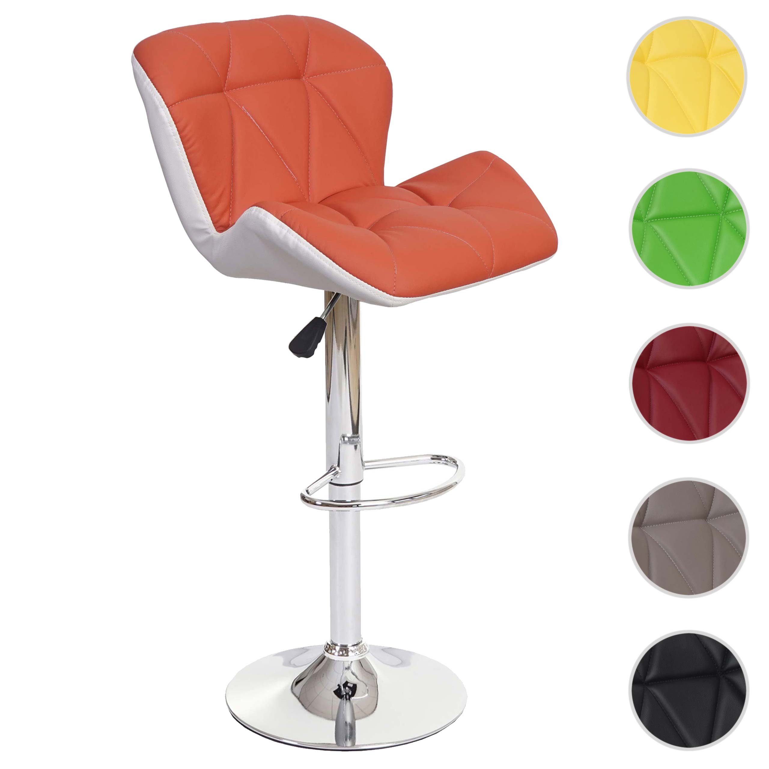 MCW Barhocker MCW-A92, Stufenlos höhenverstellbar, Polsterbezug günstig online kaufen