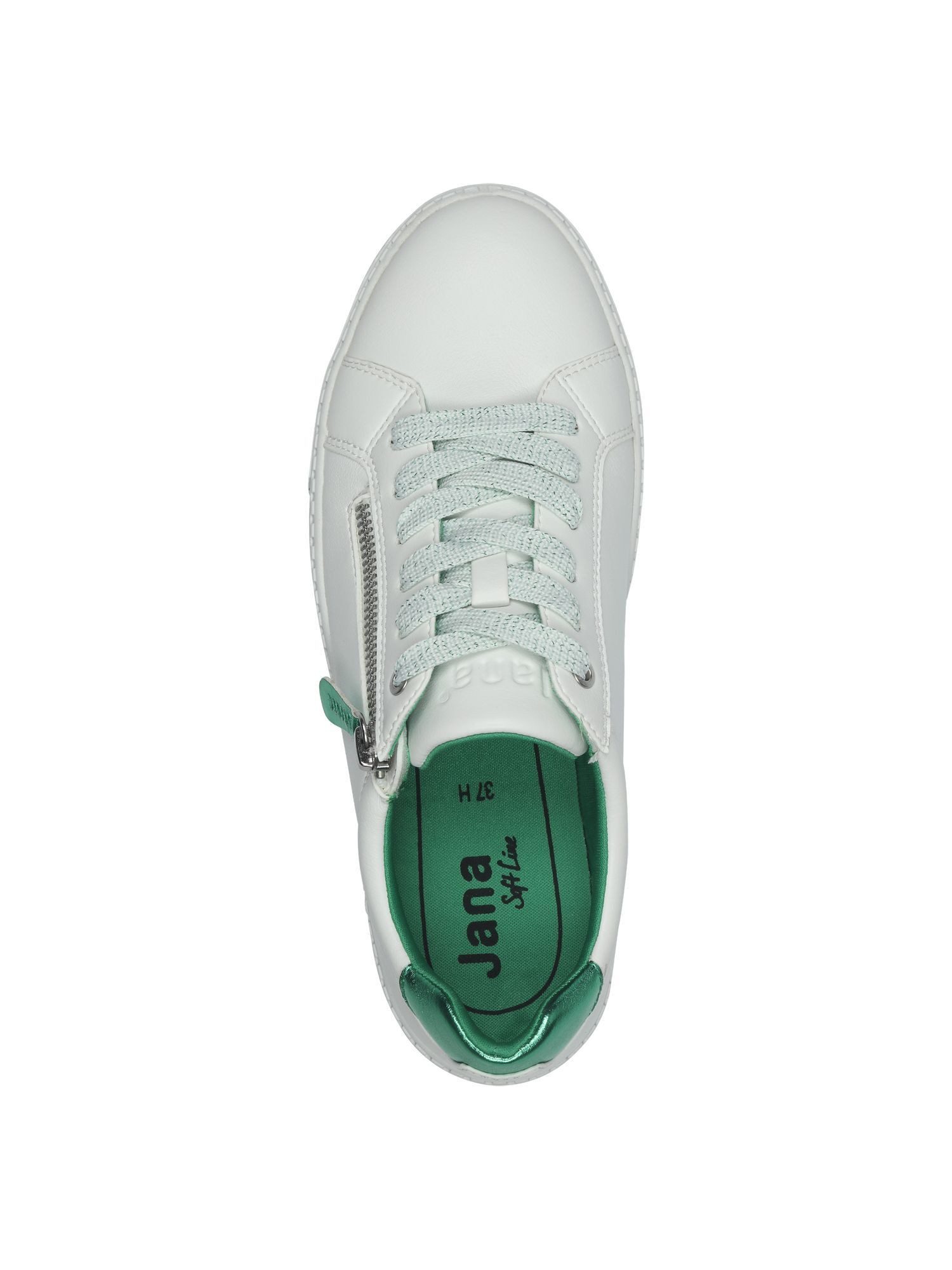 Jana Vegan, Mehrweite mit Schnürsenkel kein Absatz Sneaker Vegan
