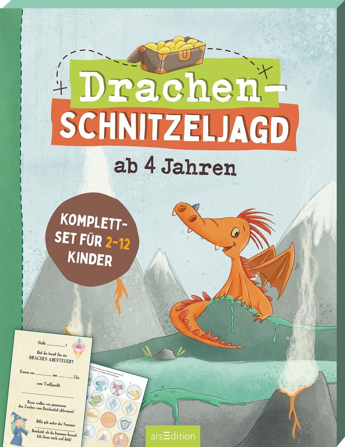 Spiel Drachen-Schnitzeljagd ab 4 Jahren