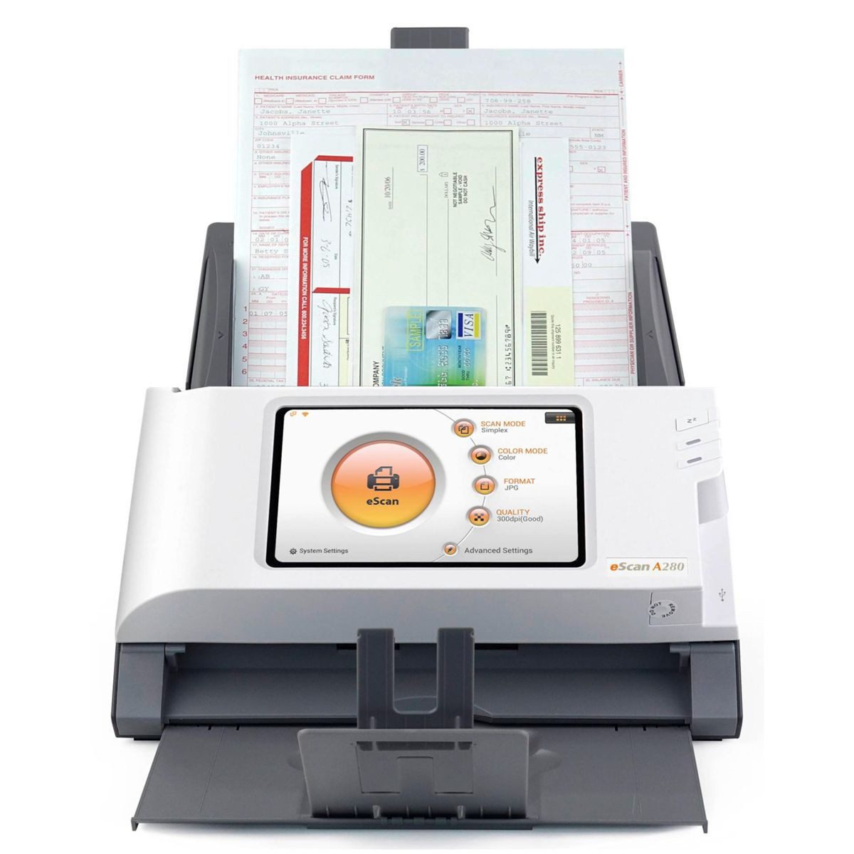 Plustek eScan A 280 Enterprise Dokumentenscanner