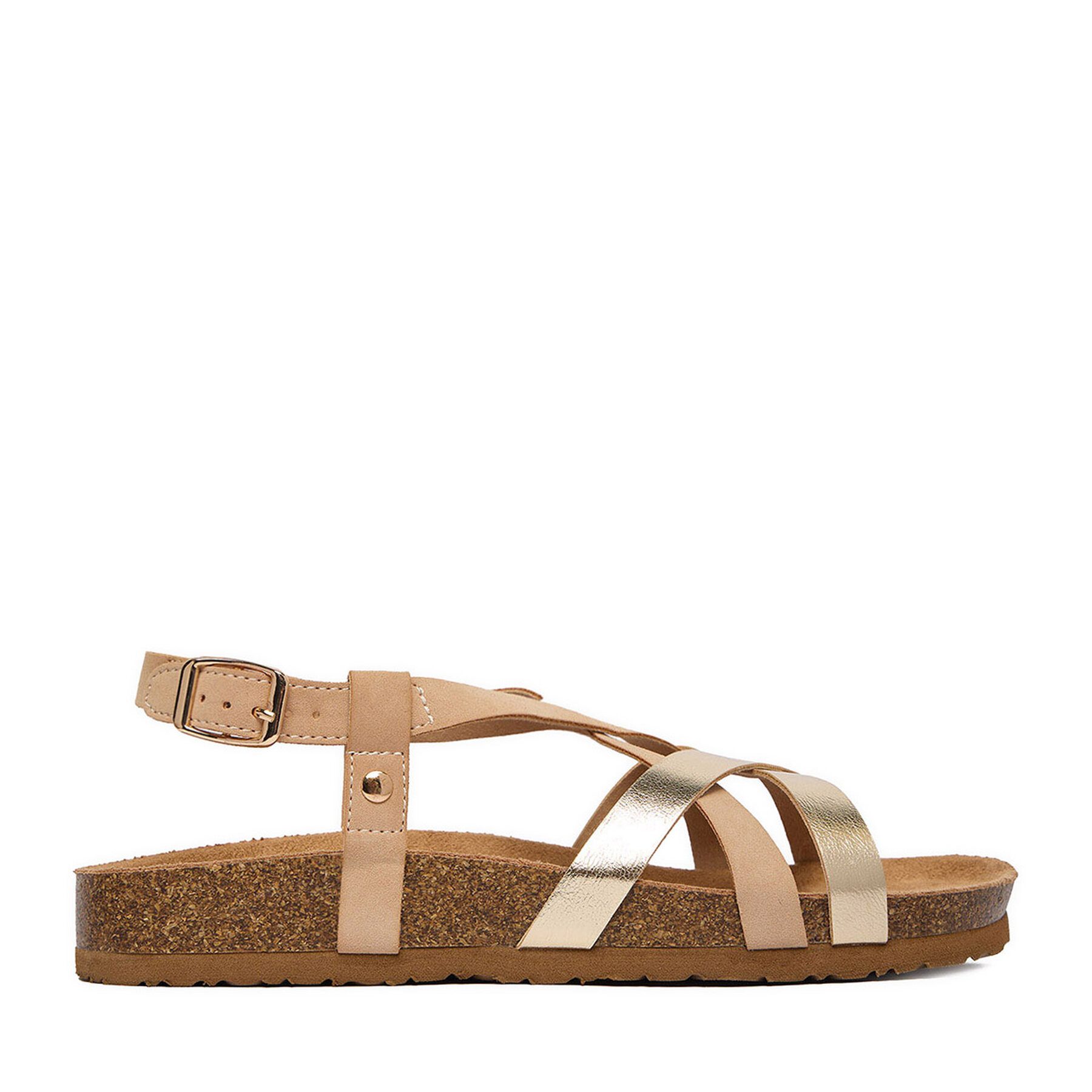 Jenny Jenny Damen-Sandalen Beige Sandale