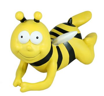 colourliving Dekofigur Bienen Figur fliegend 33 cm Gartenfigur Biene (witzige Dekoration), robust verarbeitet, handbemalt