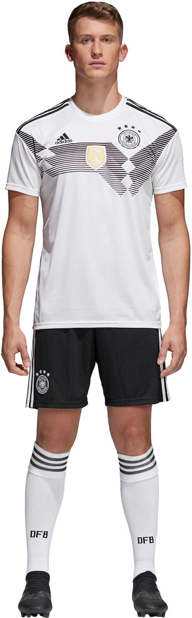 WHITE/BLACK DFB JSY Kurzarmshirt adidas Sportswear H