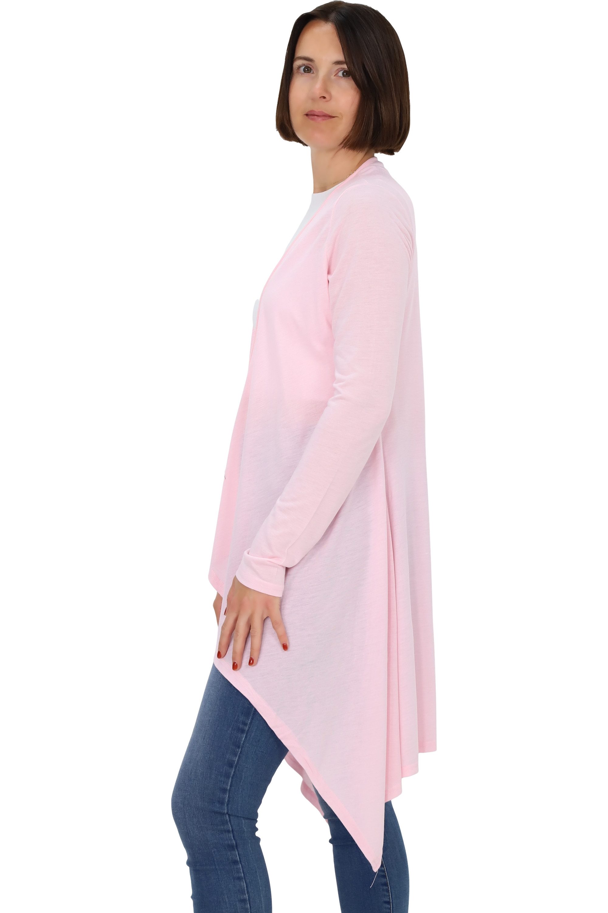 malito more than fashion Cardigan malito Damen Cardigan langarm asymetrisch günstig online kaufen