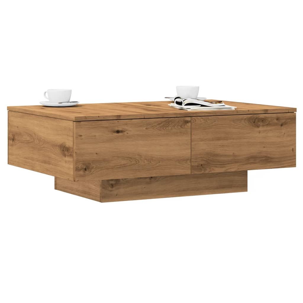 vidaXL Couchtisch, Couchtisch Artisan-Eiche 90x60x31 cm günstig online kaufen