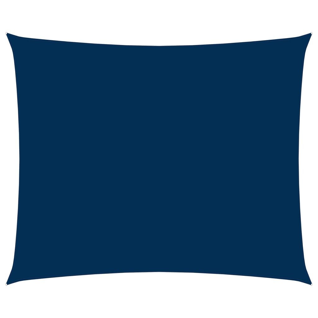 vidaXL Sonnensegel Sonnensegel Oxford-Gewebe Rechteckig 3x5 m Blau, (1-tlg)