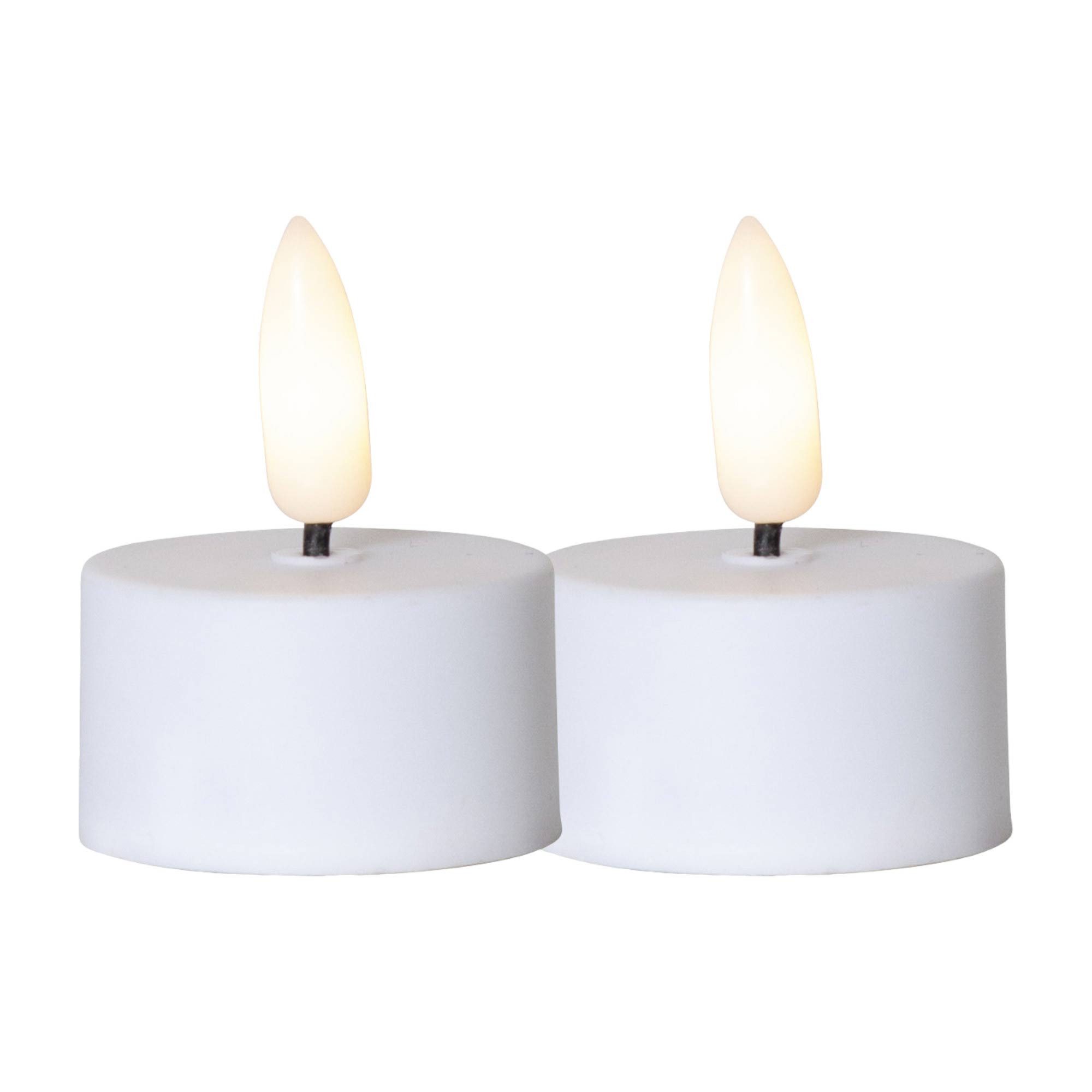 STAR TRADING LED-Kerze Flamme (Set, 2-tlg), 2x LED Teelicht 3D Flamme 6/18h günstig online kaufen