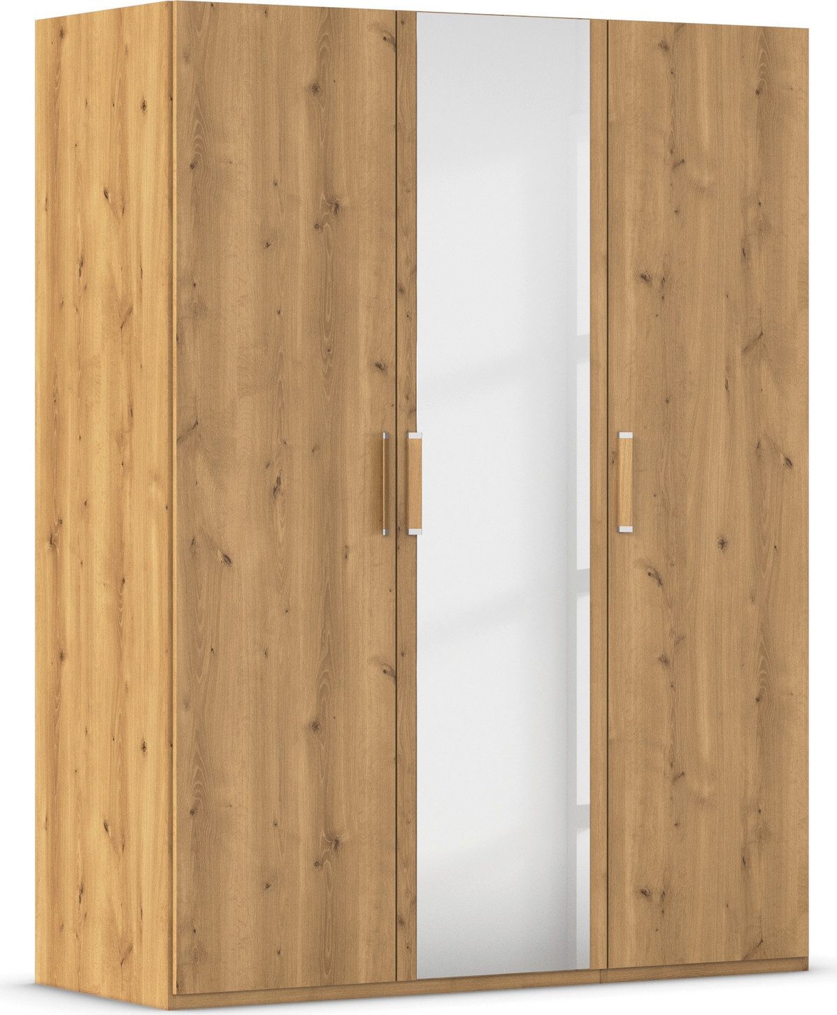 rauch Drehtürenschrank Kleiderschrank Schrank Garderobe Schlafzimmerschrank EVELYN (in 2 Höhen 197 oder 210 cm erhältlich, inkl. SOFT-CLOSE-FUNKTION) in elegantem Stil, viel Stauraum 3 Breiten und 2 Höhen MADE IN GERMANY