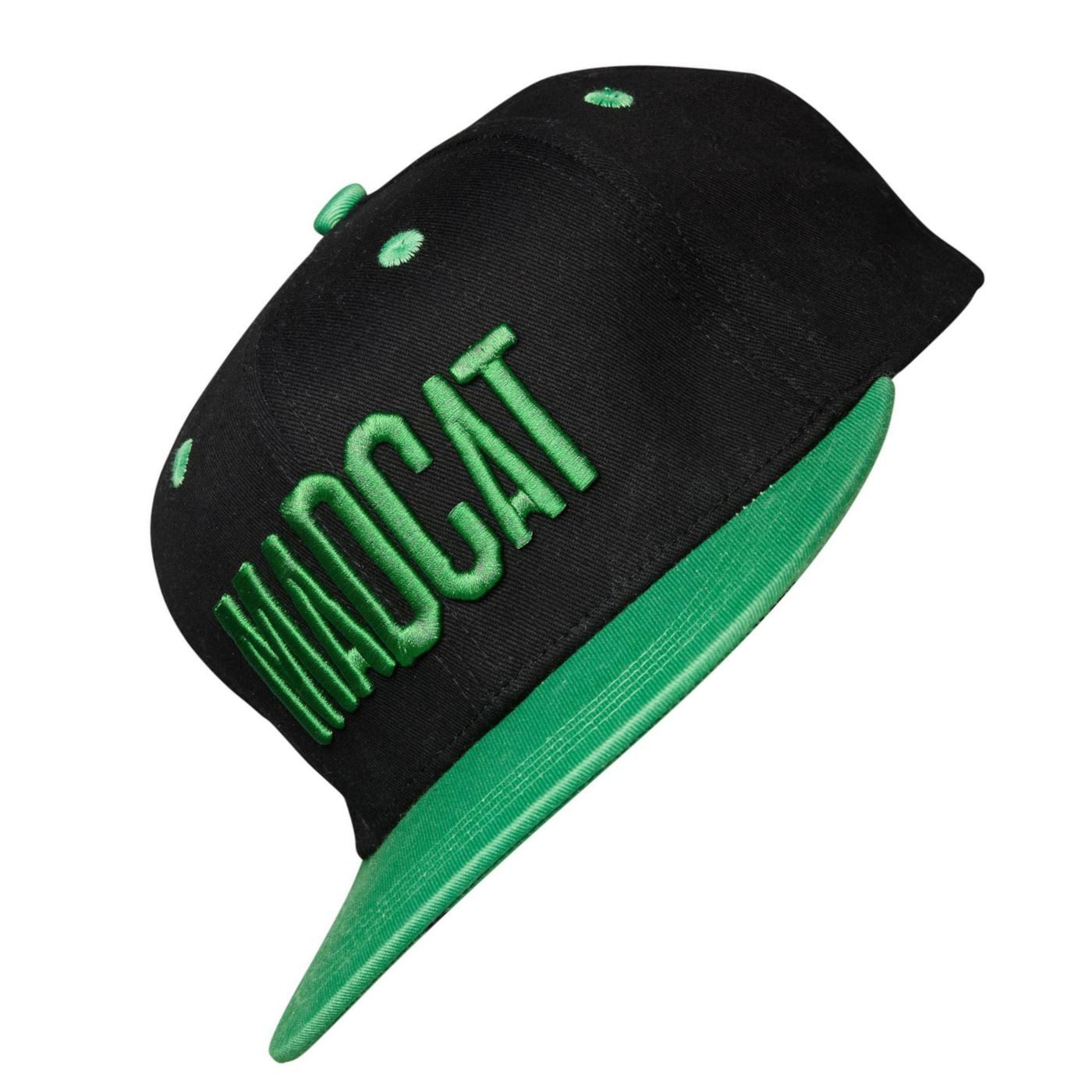 Baseball Cap Madcat Skull Flatbill Cap One Size - Angelcap
