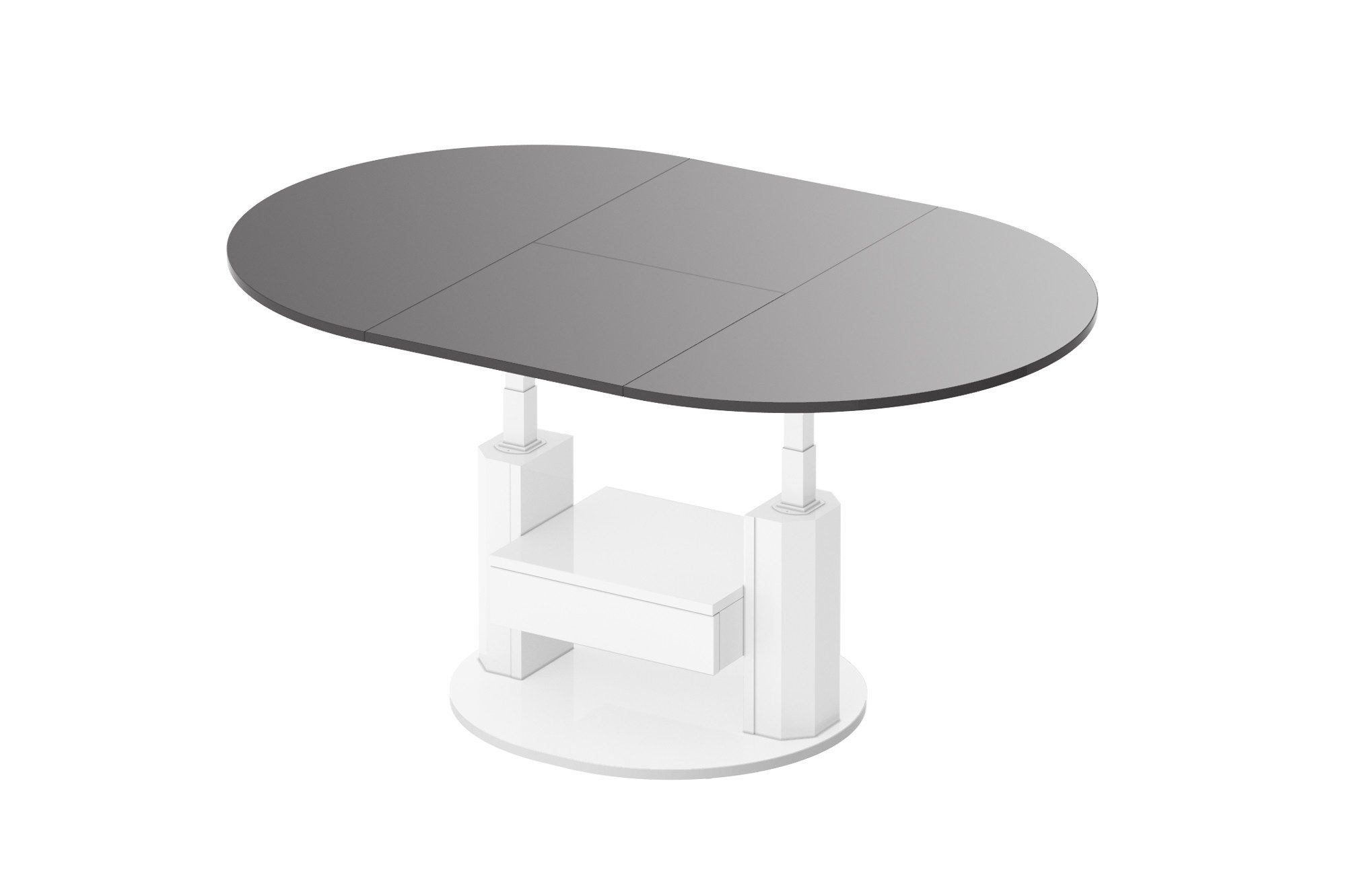 designimpex Couchtisch Design HPM-111 Hochglanz ausziehbar günstig online kaufen