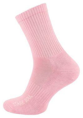 Stark Soul® Sportsocken Sportsocken mit FROTTEESOHLE, gekämmte Baumwolle (6 Paar) flache Zehennaht, gepolsterte Frottee-Sohle