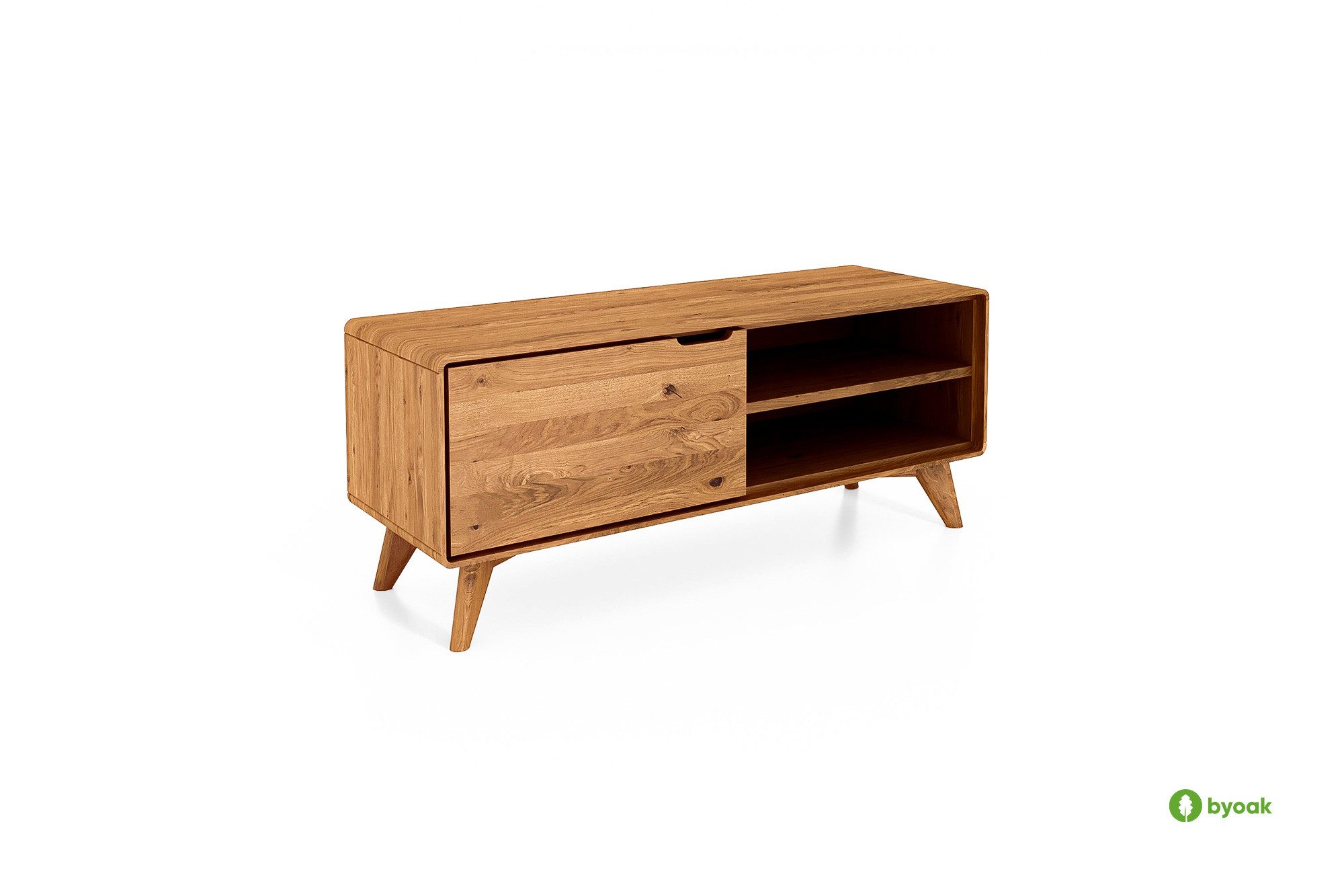 byoak TV-Schrank GREG aus Massivholz, Naturgeölt