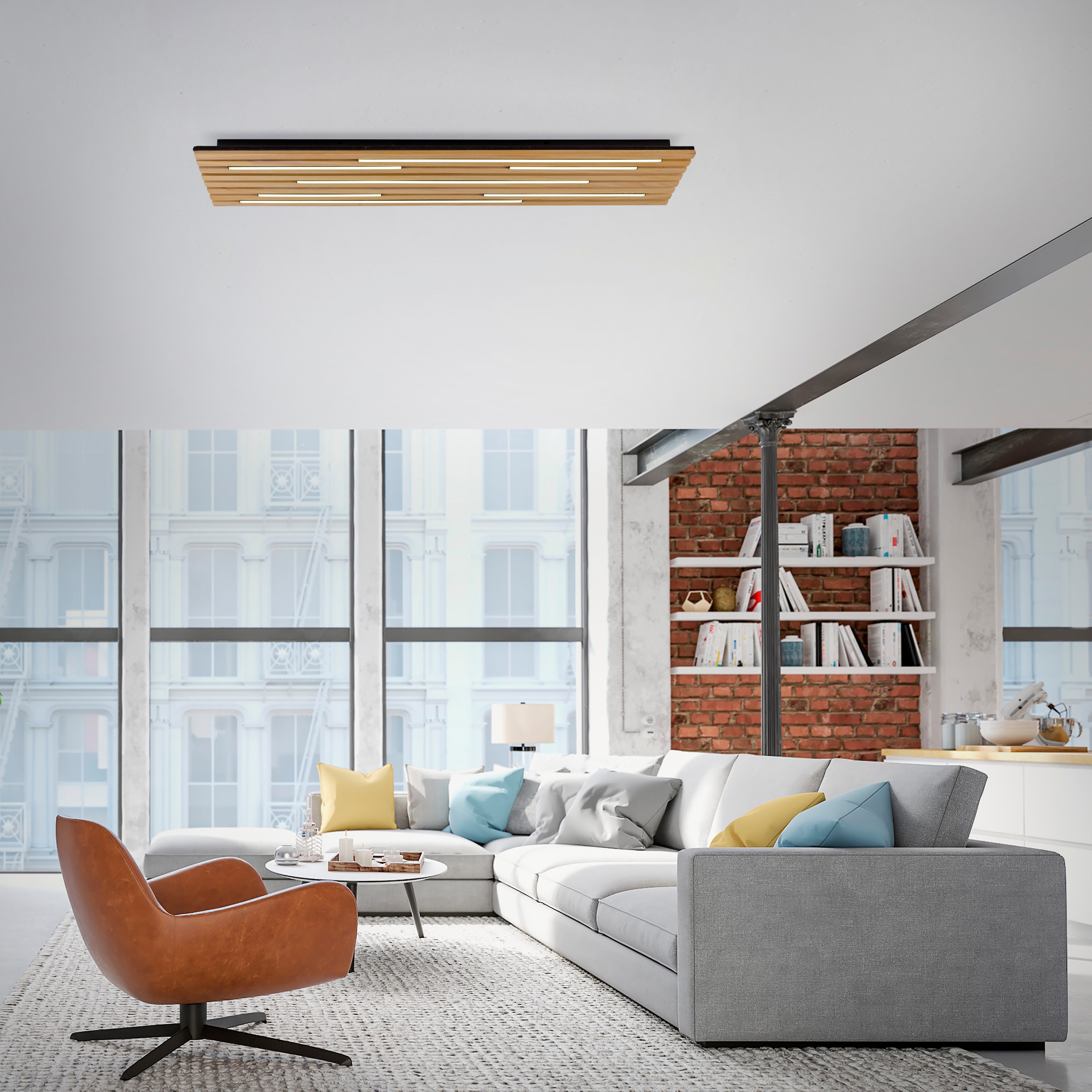Neuhaus Q SMART HOME LIGHTS LED Wandleuchte Q-AKUSTIK, Smart Home, LED fest integriert, warmweiß - kaltweiß